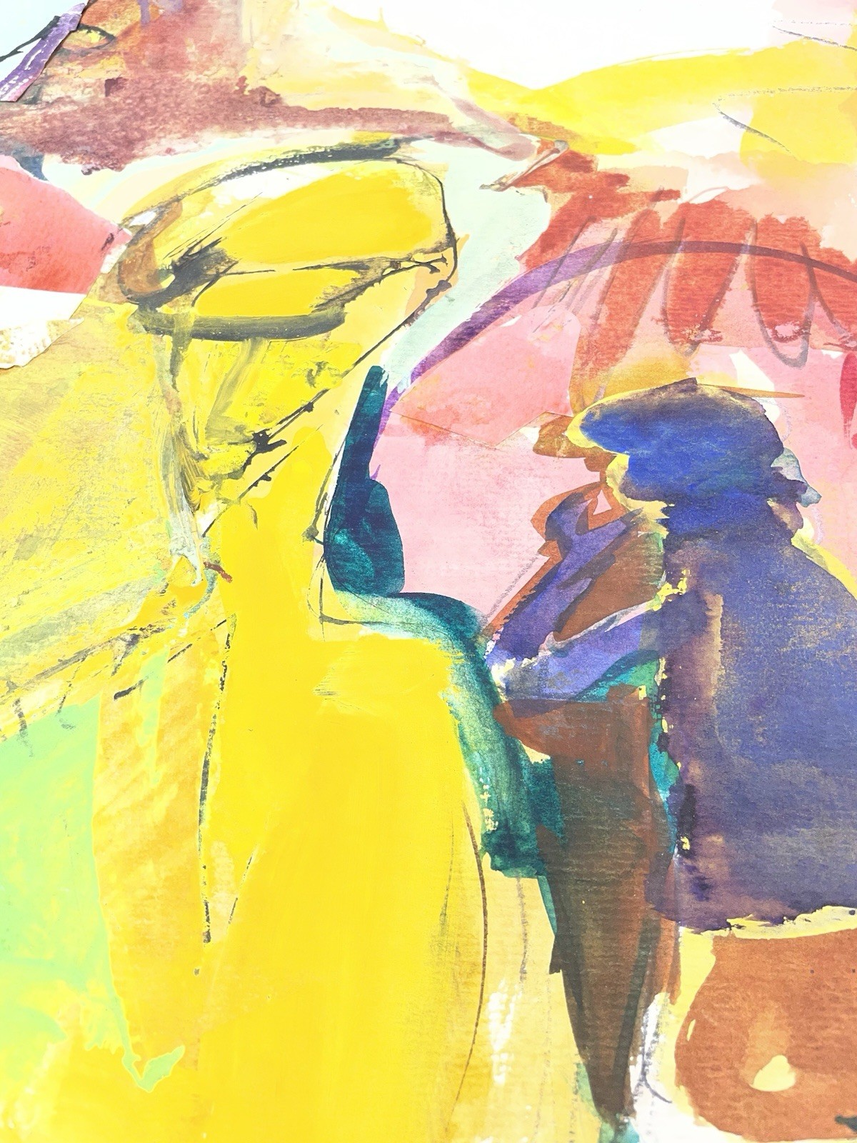 Carol Tolin – Mixed Medium Painting – Well Known Venice CA Abstract artist