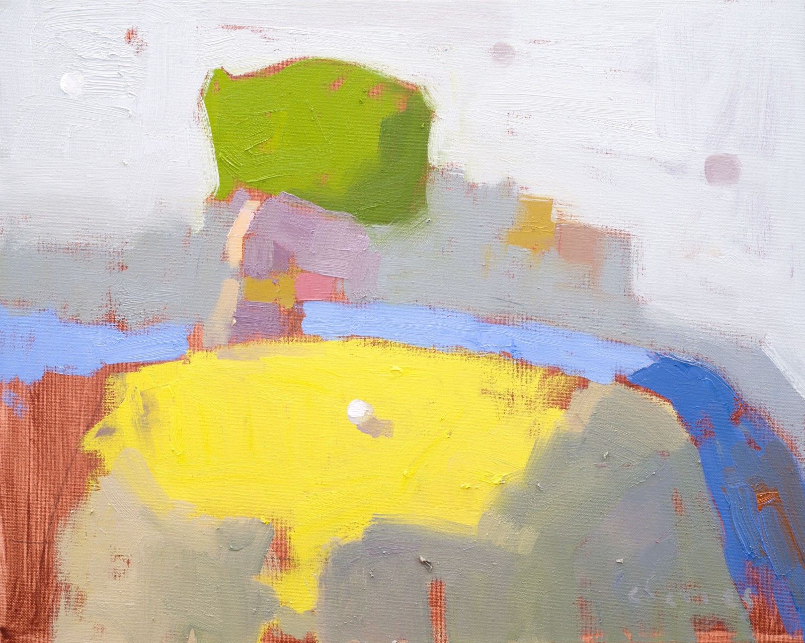 Original Oil Painting Contemporary Semi Abstract Landscape 16×20 by Aldo Cherres