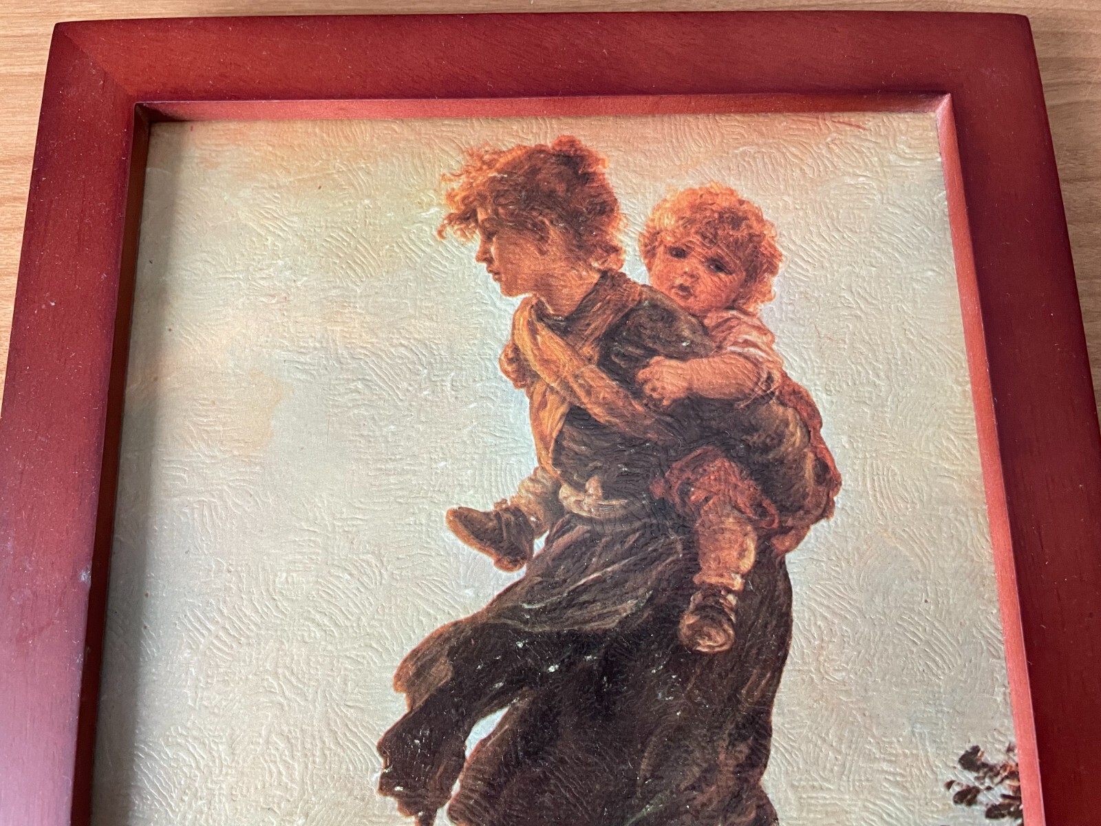LITTLE BURDEN by KNAUSS Litho Prints on Cardboard 11.5×9.5
