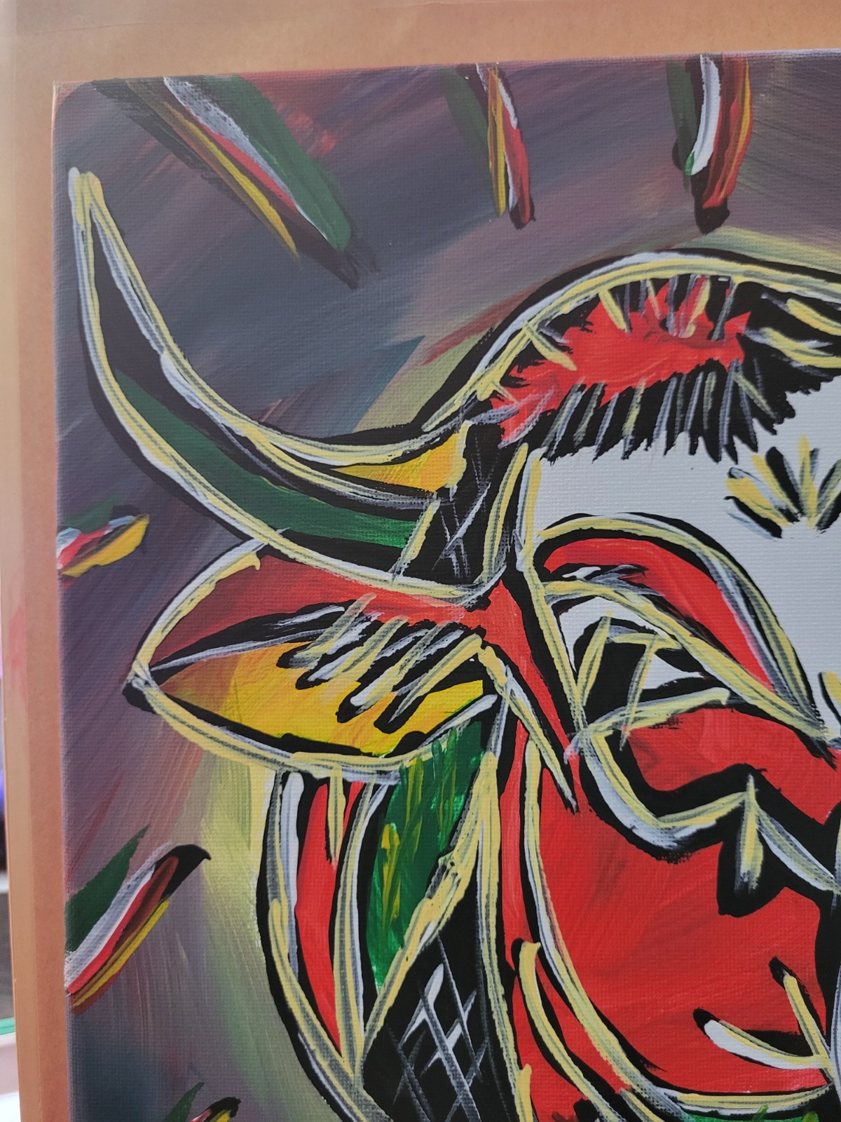 Neo Expressionism Original Modern Abstract Artwork Acrylic Painting Canvas 11×14