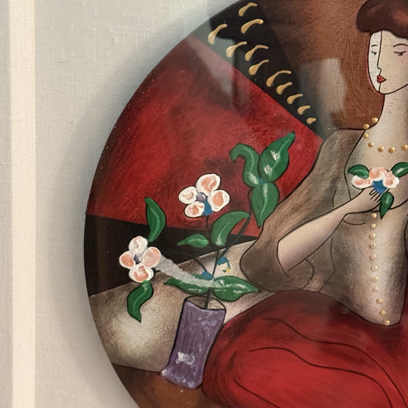 Linda Le Kinff Pair Elisabeth & Le Temps des Cerises Framed Set w/ Park West COA