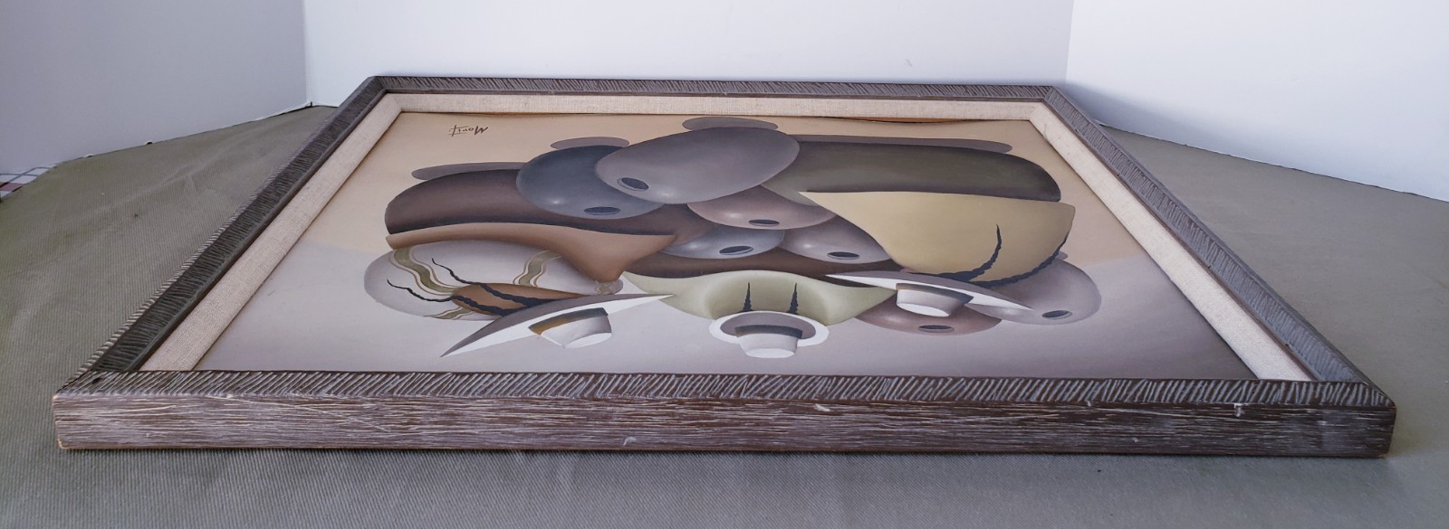 Vintage D’Morit Oil Painting Signed Framed 20×16 Inch