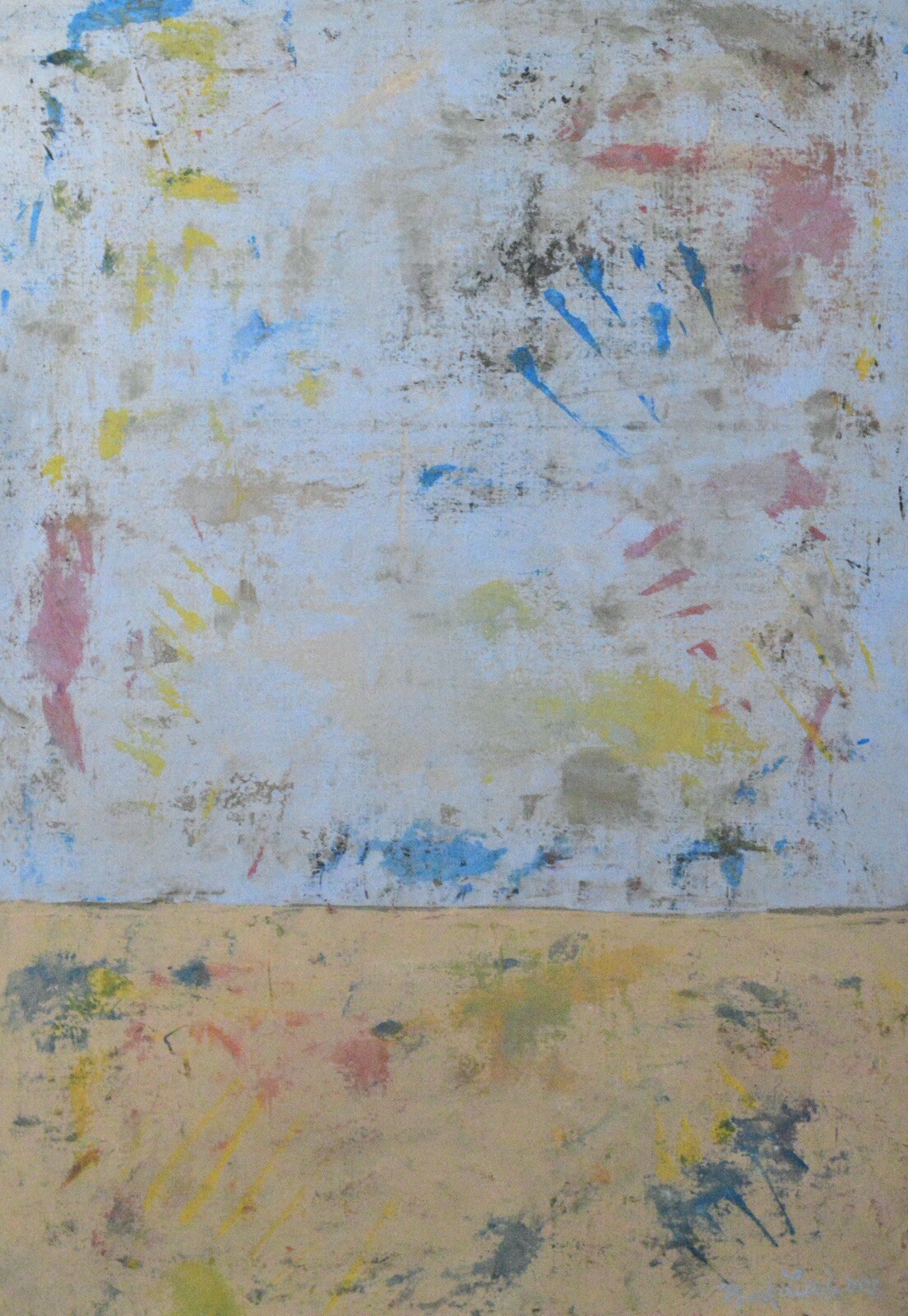 62”X43” Mark Little, Original, Canvas Professional painting￼ Abstract,Modern