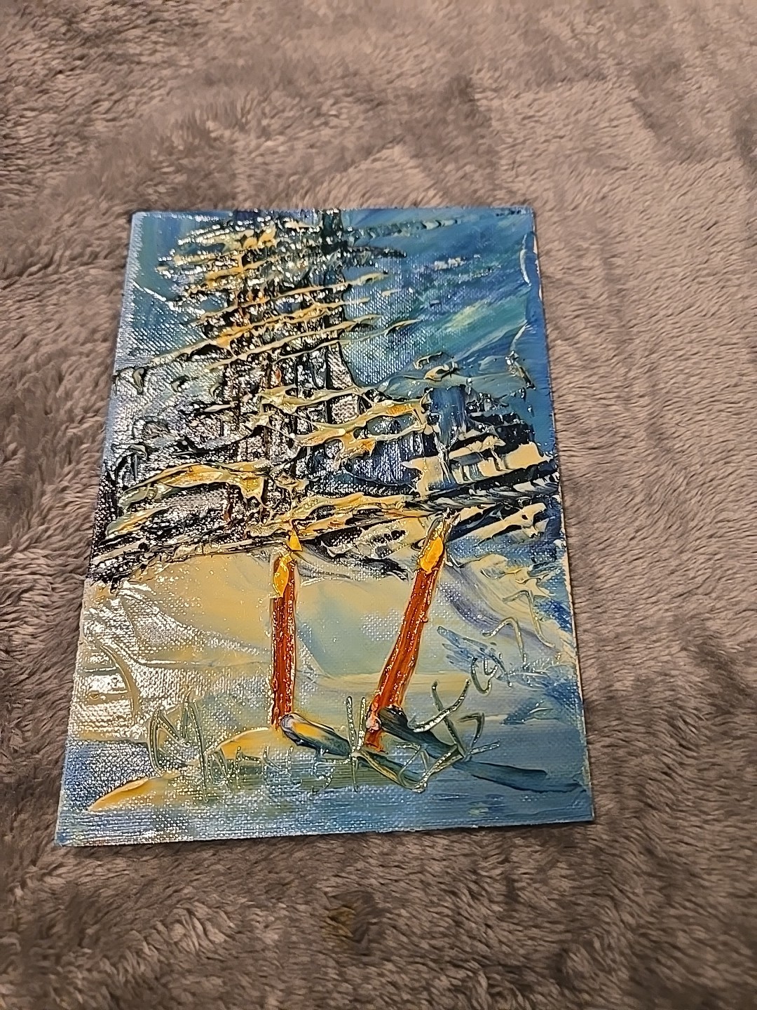 morris katz oil painting