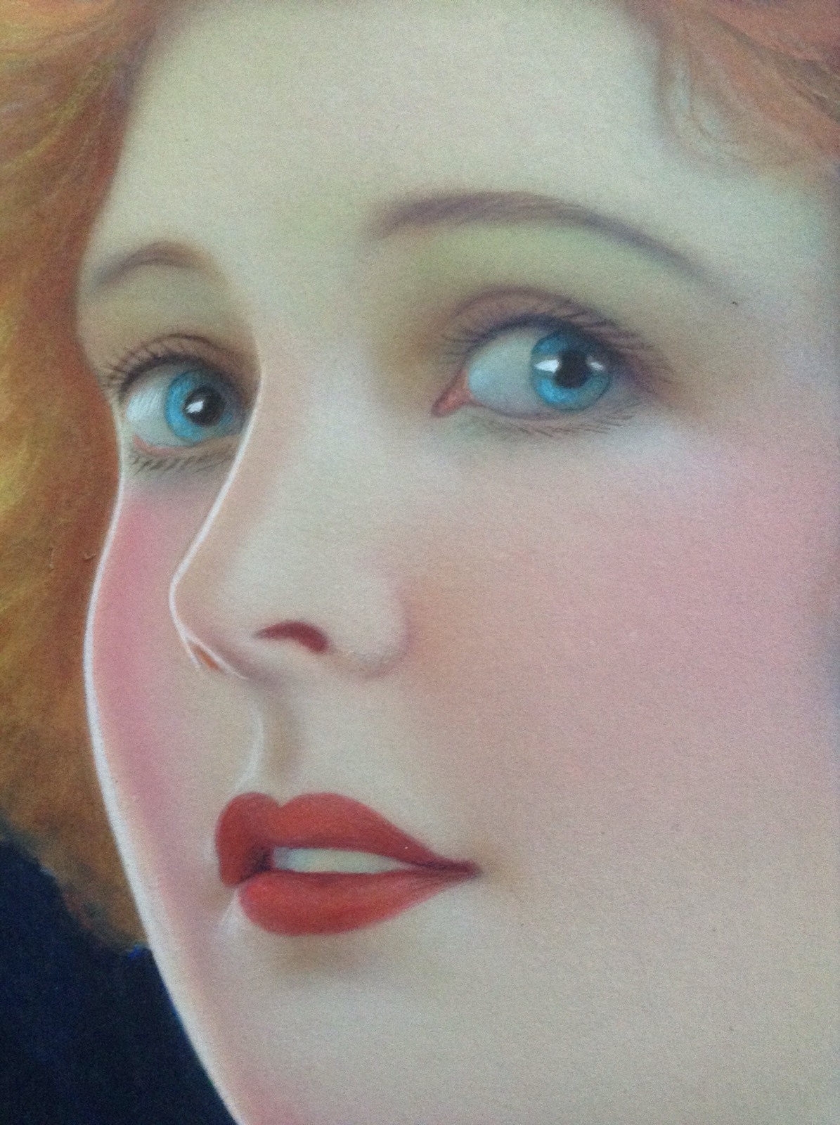 R.N. CROSS Original Signed Vintage Illustration Silent Film MARGUERITE CLARK