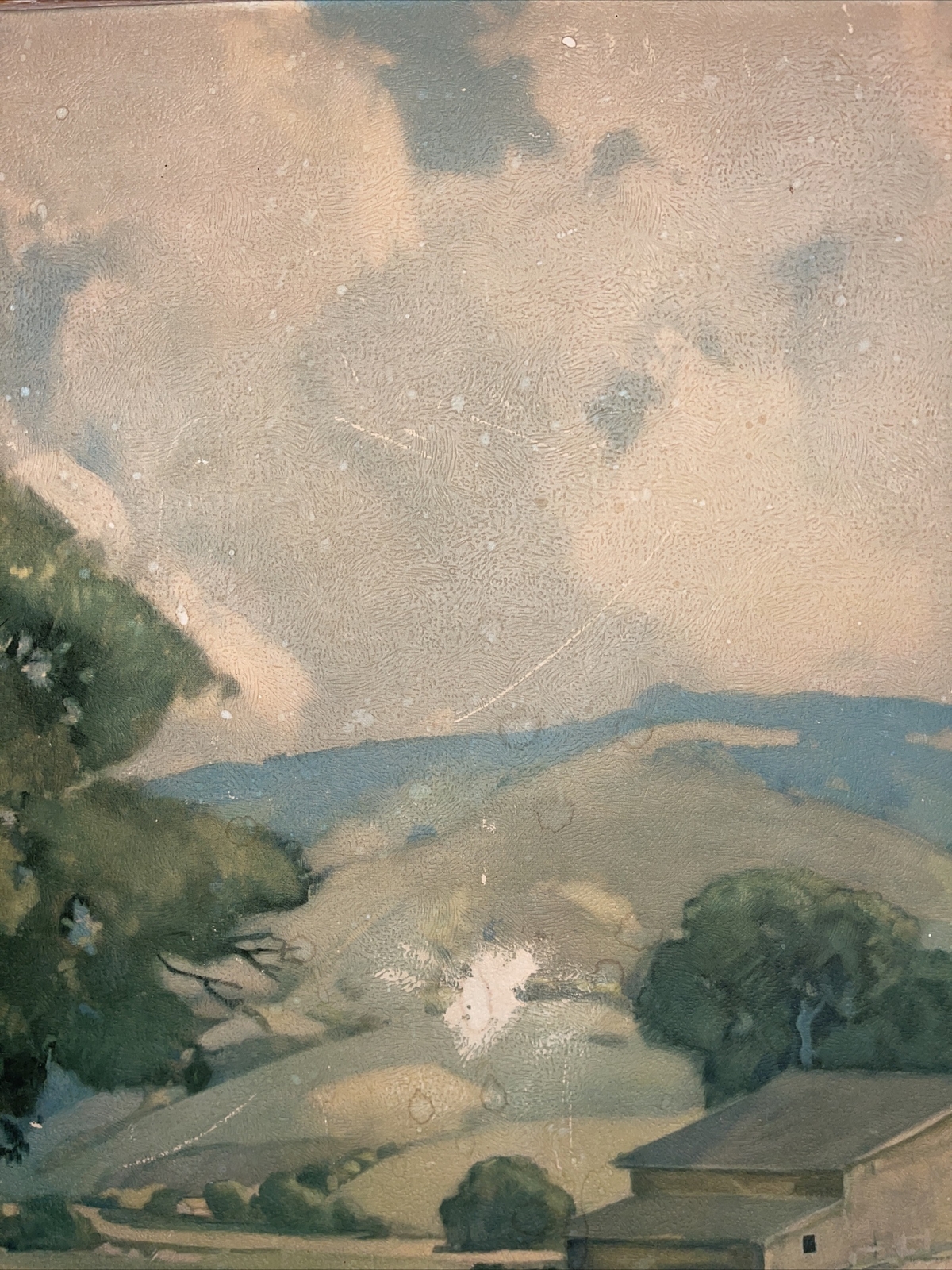 24×30 ORRIN AUGUSTINE WHITE “SPRINGTIME IN THE VALLEY” Landscape Numbered Print