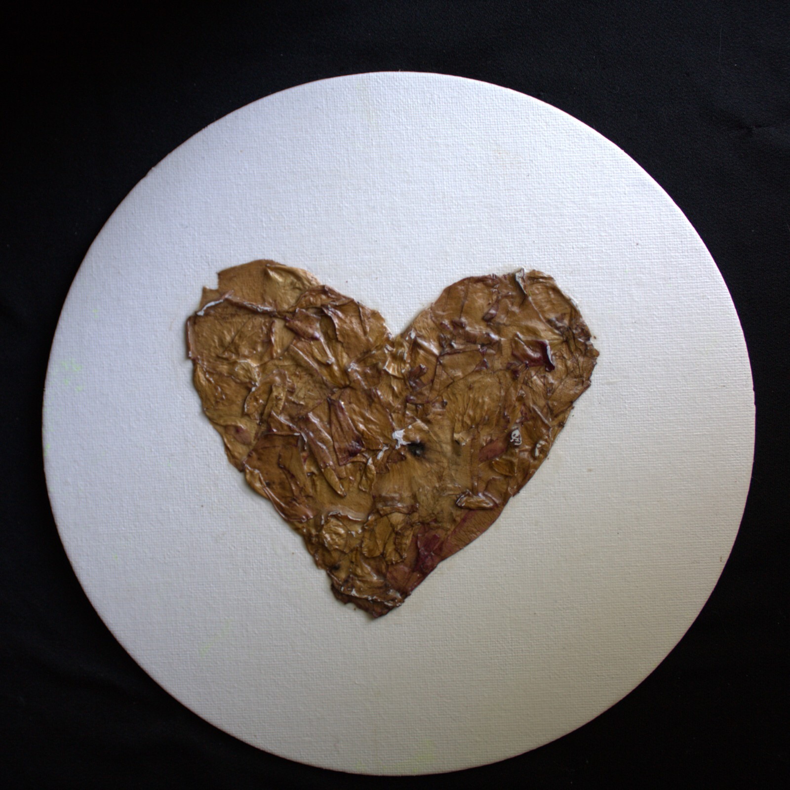 Dried Rose Petals Faded Red and Mauve on white canvas Original ArtByJanai