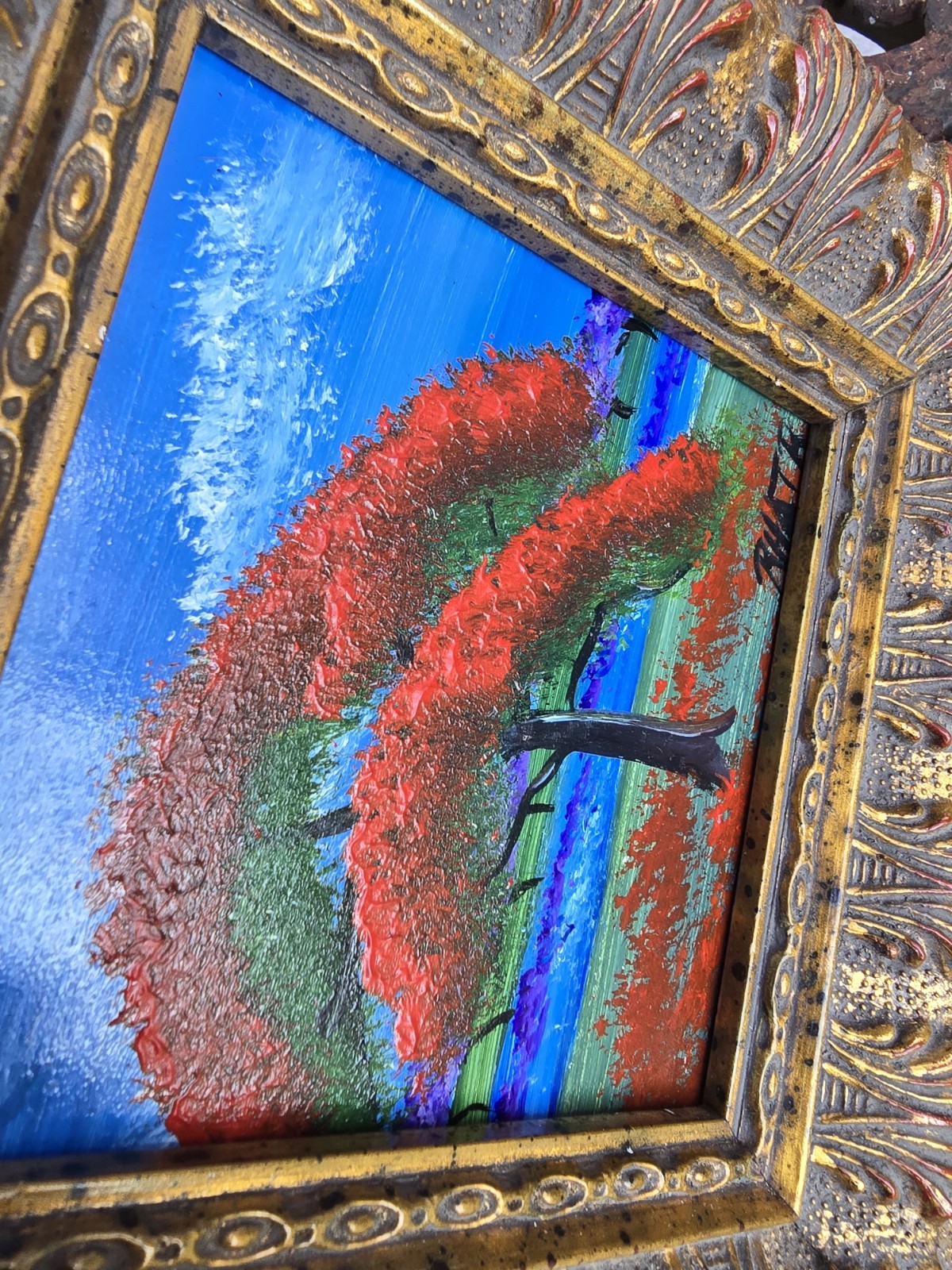 Royal Poinciana Tree 2nd-gen. Highwaymen Roderick Hair (son of Alfred Hair) MINI