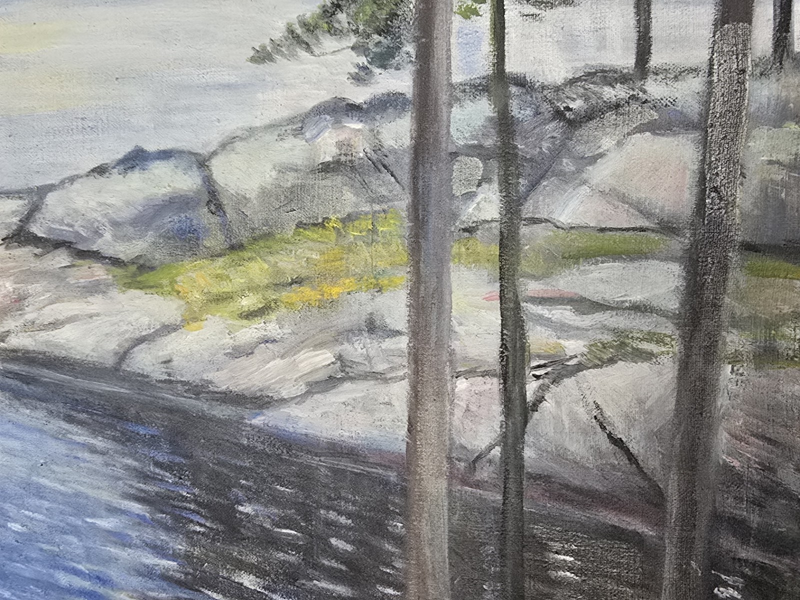 Oil Painting on Canvas, Signed