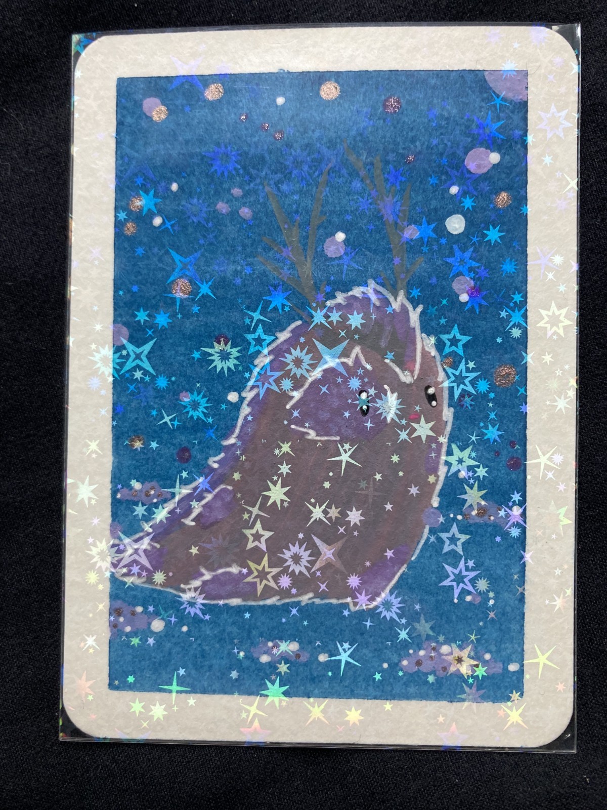 Original ACEO Art Card | OOAK Fantasy Creature | Watercolor & Ink | Whimsical
