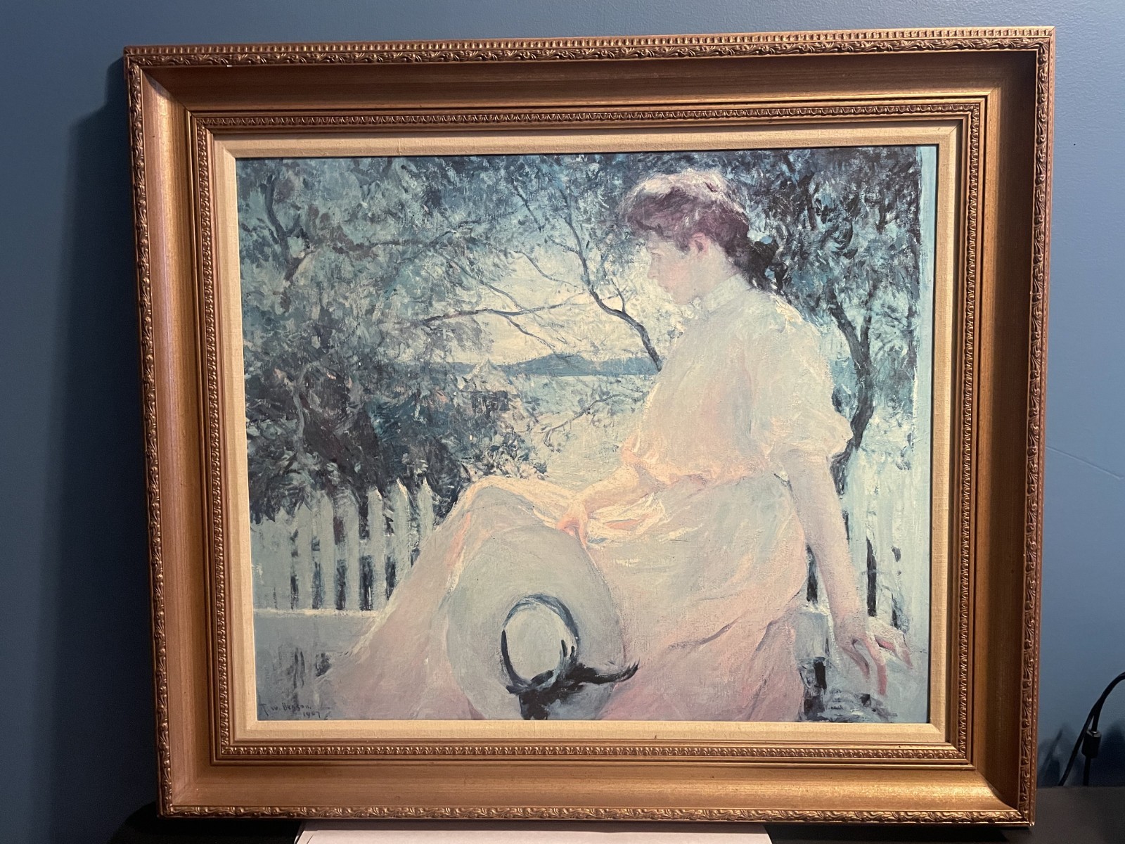 Eleanor By Frank Weston Benson – High Quality Print Framed Med/Large GORGEOUS