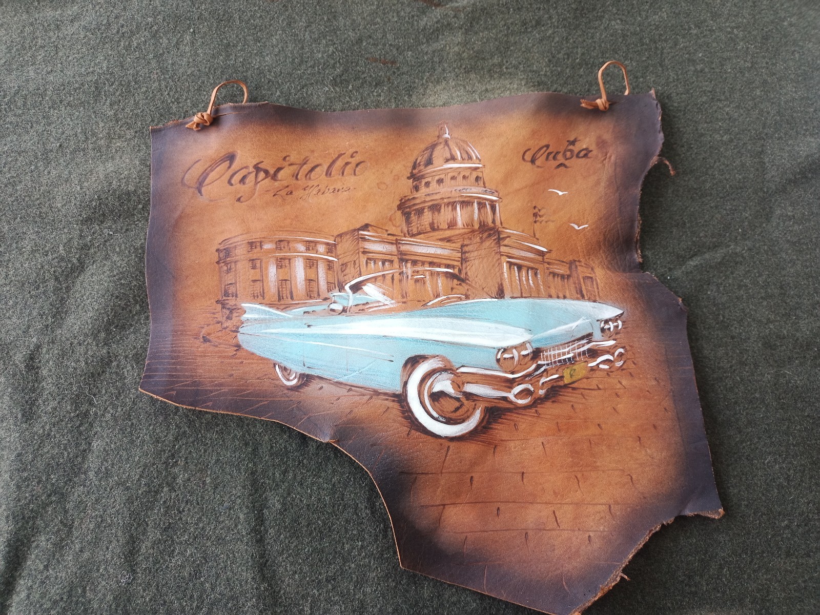 Cuban leather Art
