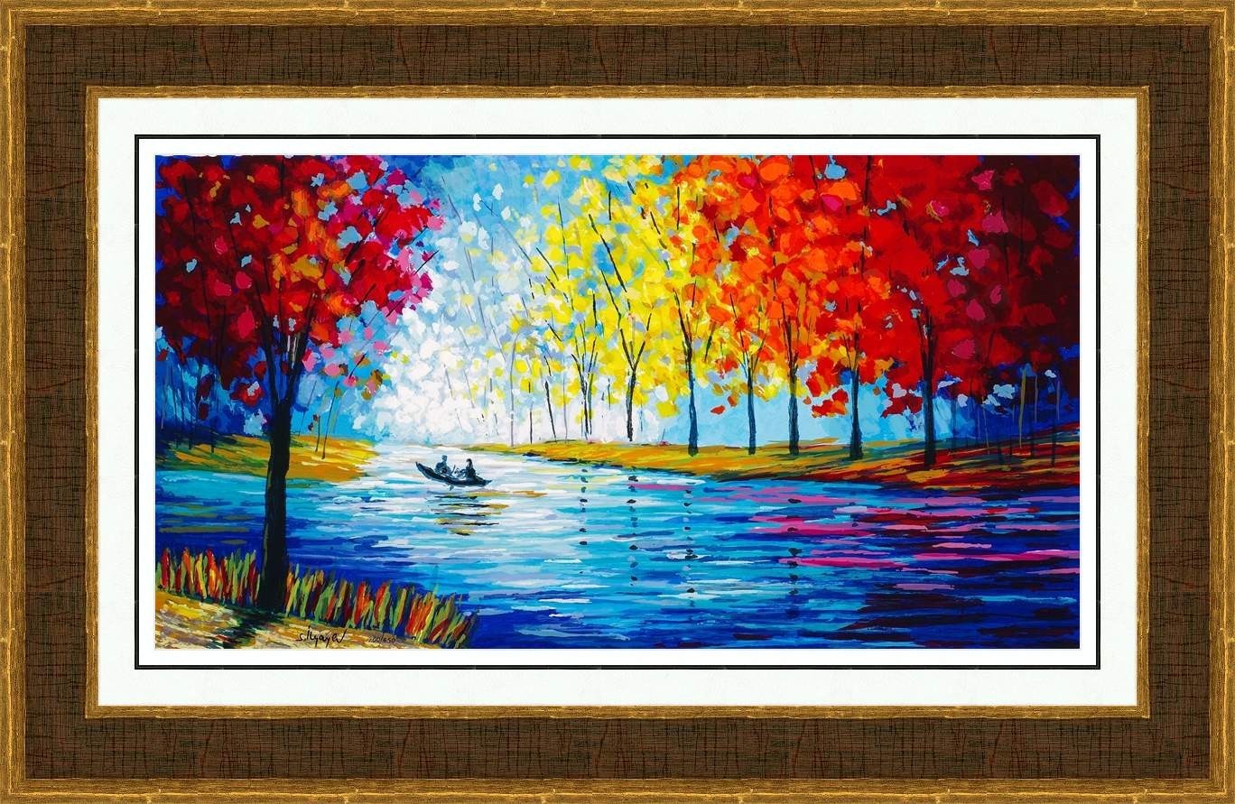 NEW Slava IIyayev «Shimmering Waters» Serigraph on Paper Hand-Signed-COA