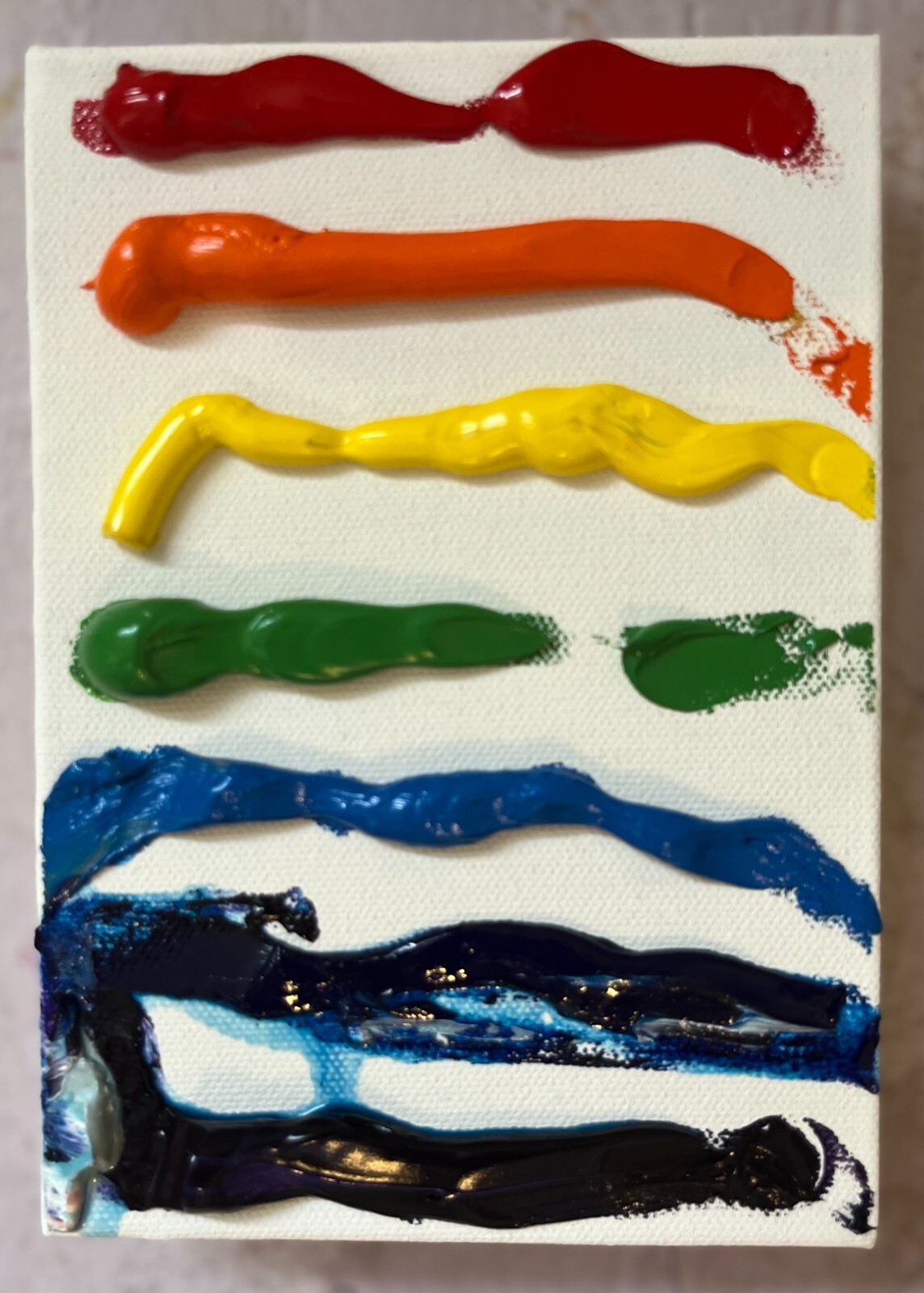 Rainbow, Oil Painting, Gallery, Abstract Arts