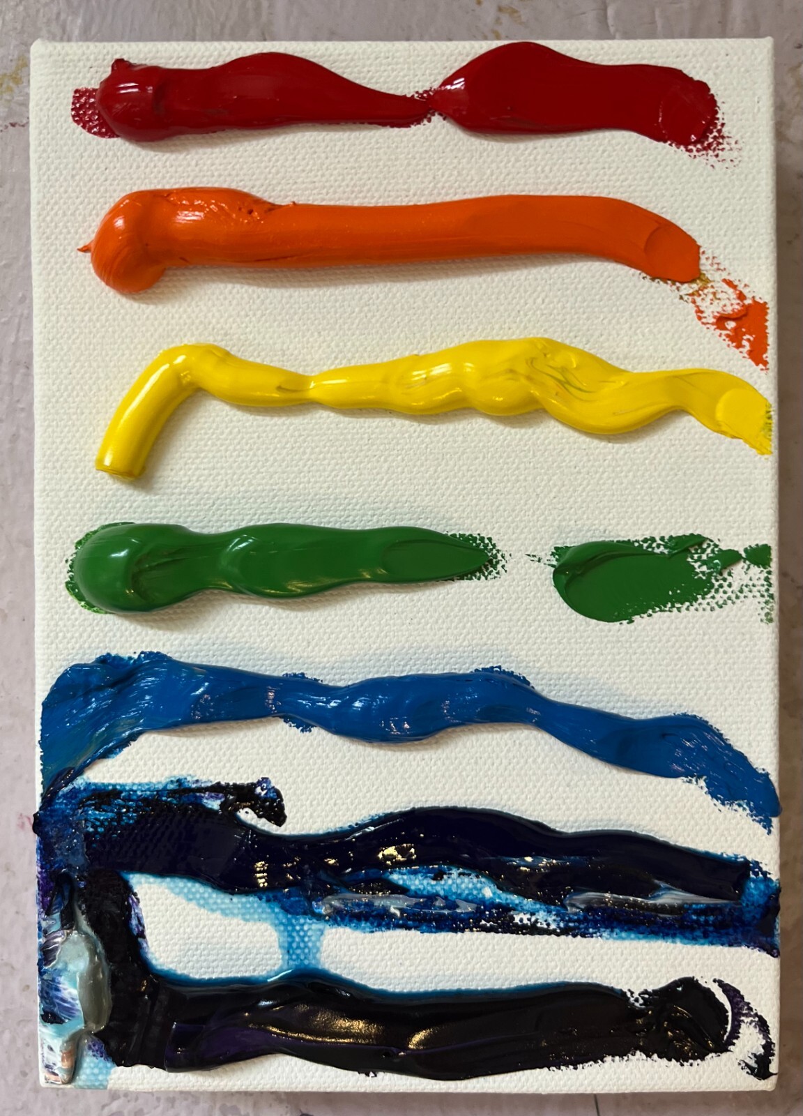 Rainbow, Oil Painting, Gallery, Abstract Arts