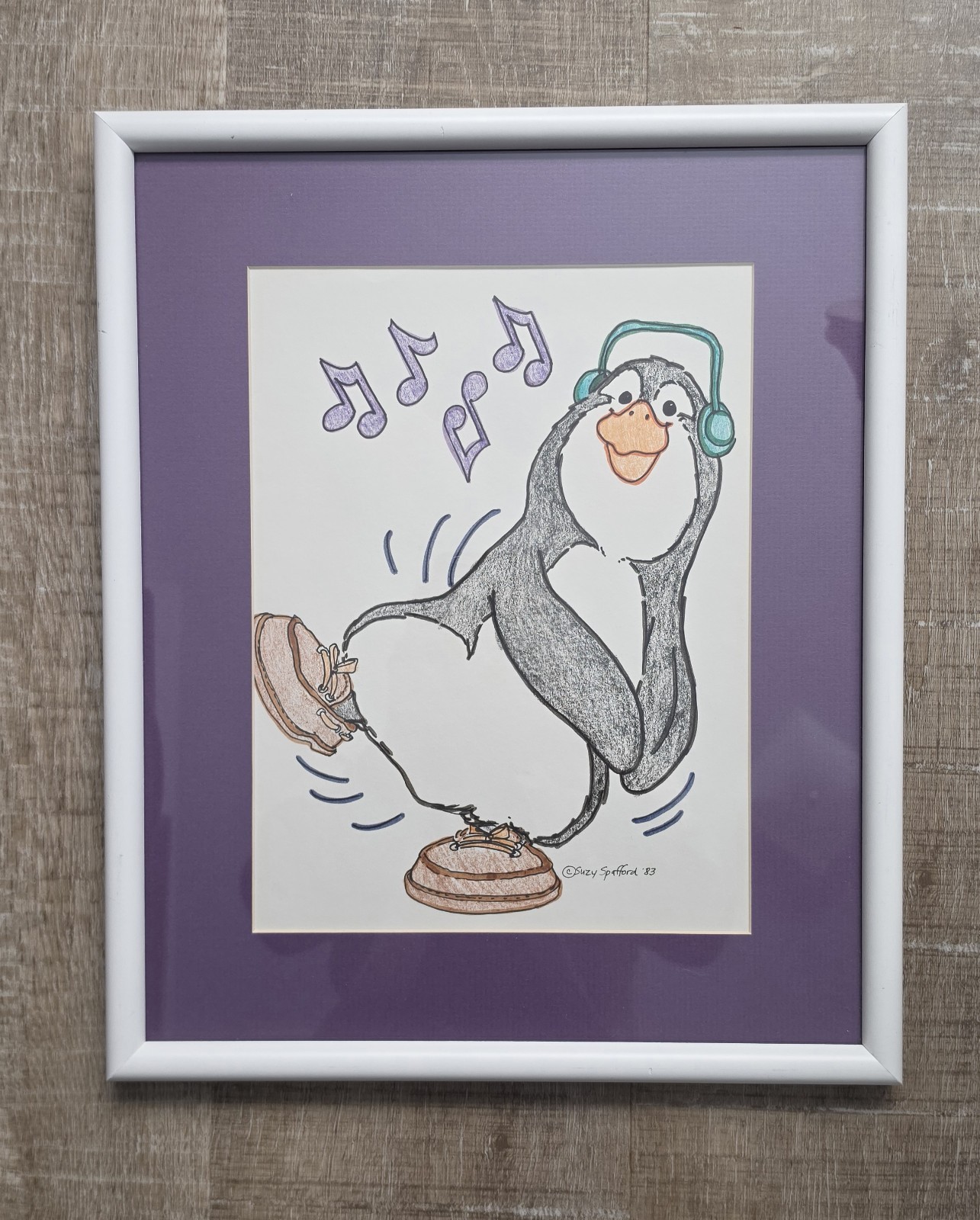 Original Susy Spafford Painting Drawing Suzy’s Zoo Sketch