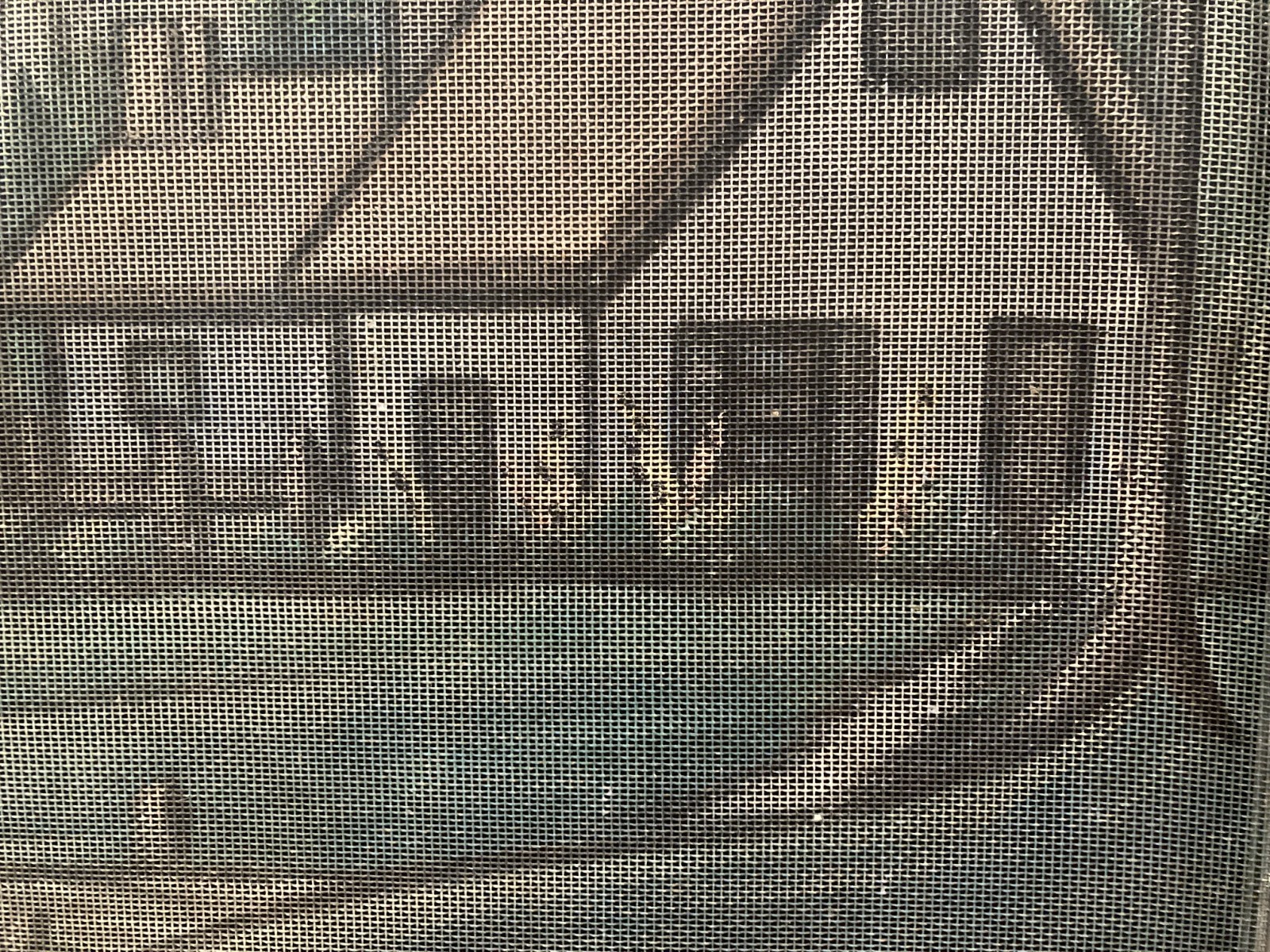 Baltimore screen window painting folk art: attrib. Oktavec