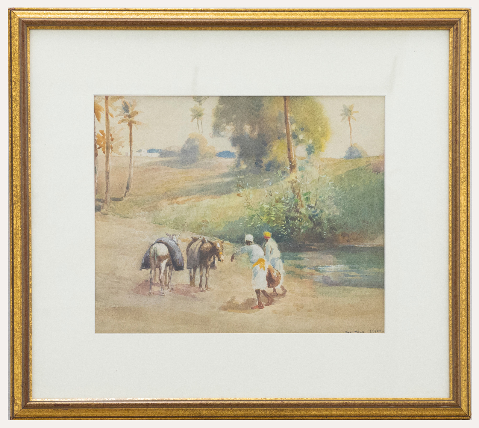 Frank Dean (1865-1947) – Framed Watercolour, The Load Carriers