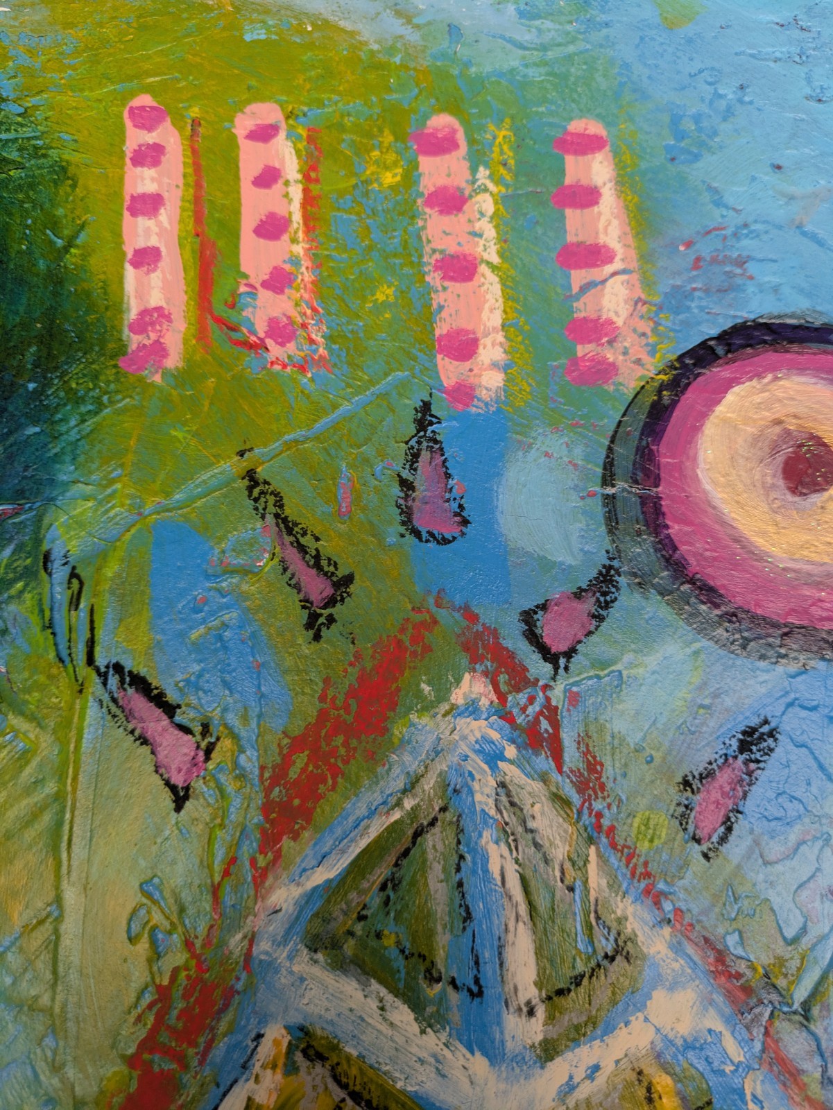 LONG LIFE, JOY, PROSPERITY – K. Bickman, White Tara 6′ x 11′ Exclusive Fine Art