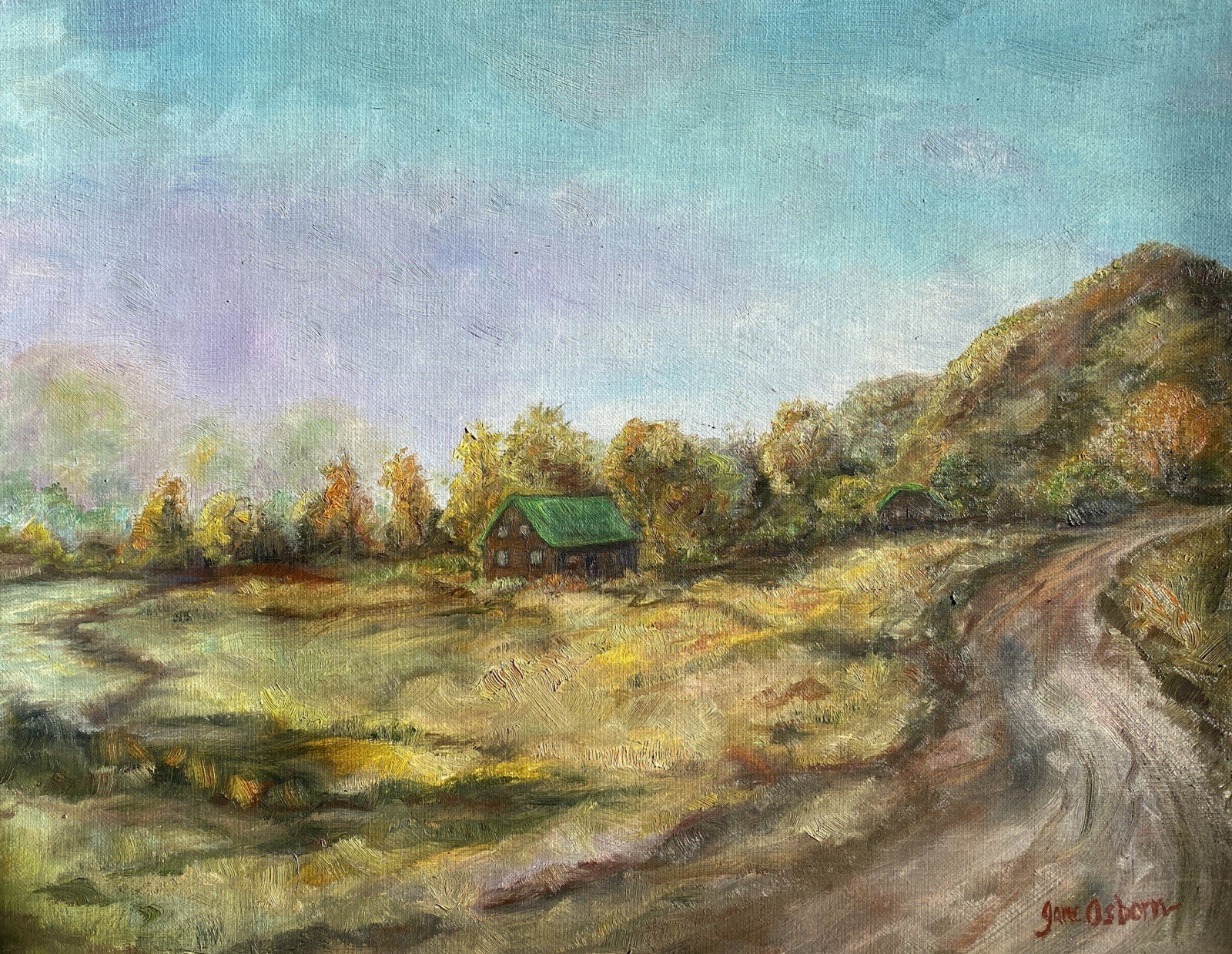 Original signed landscape oil painting