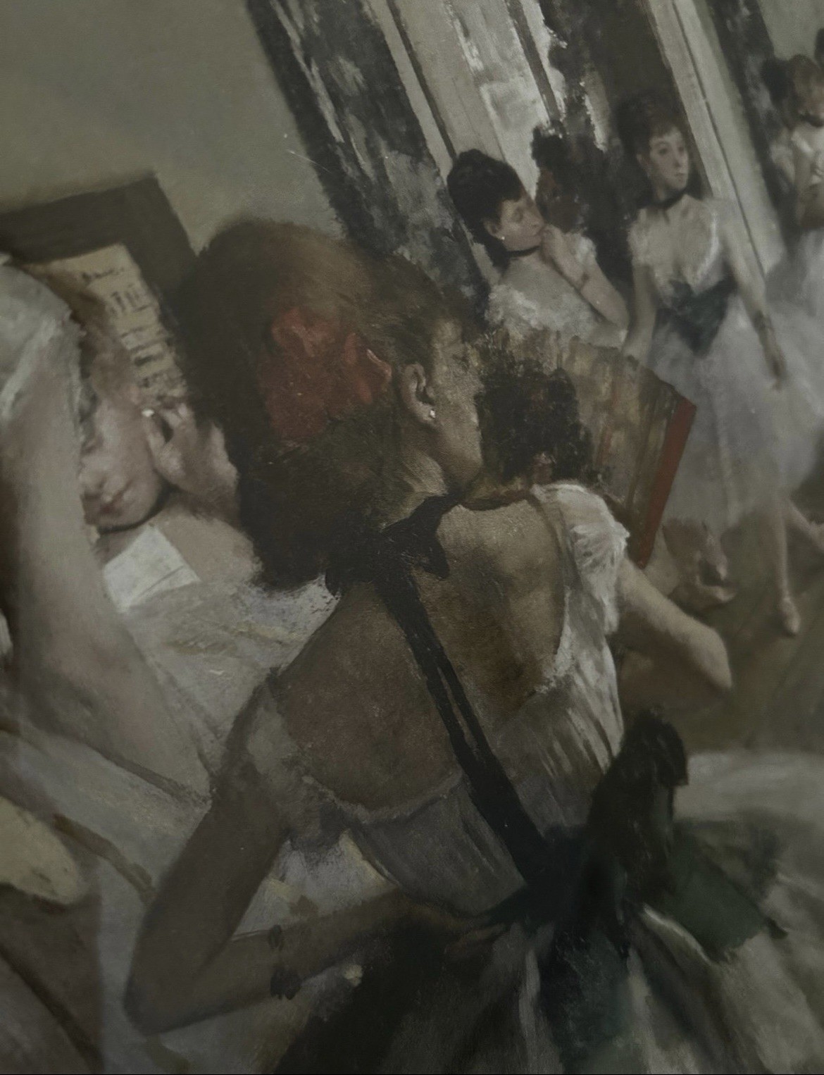 Ballet Class Painting Gold Frame
