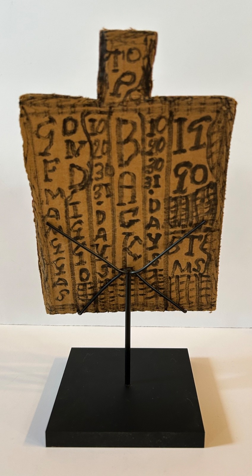 Zebedee «ZB» Armstrong Cardboard Doomsday Calendar – A beautiful piece!