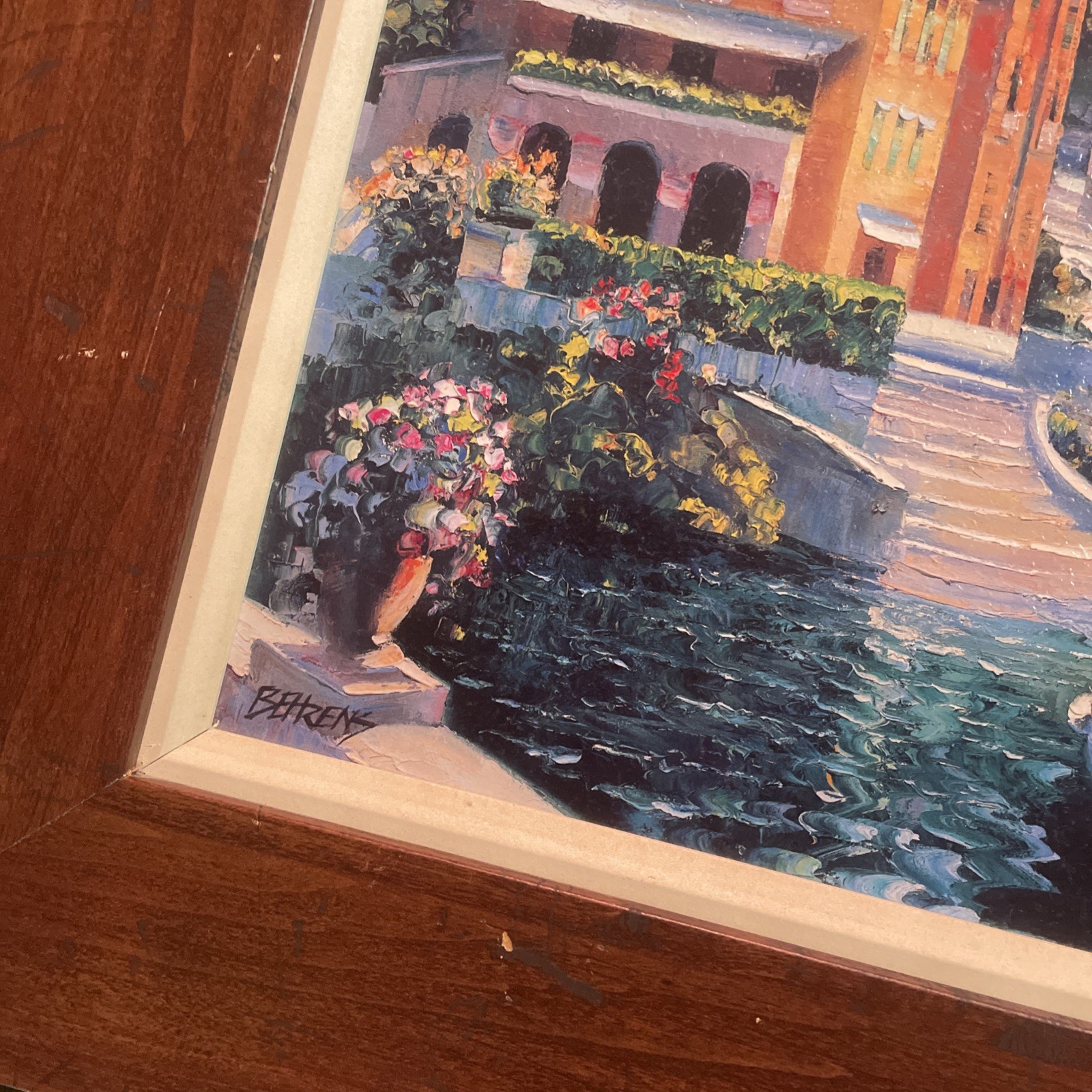 Howard Behrens Artist Limited Edition Print Framed Signed Lower Left 22” x 18”