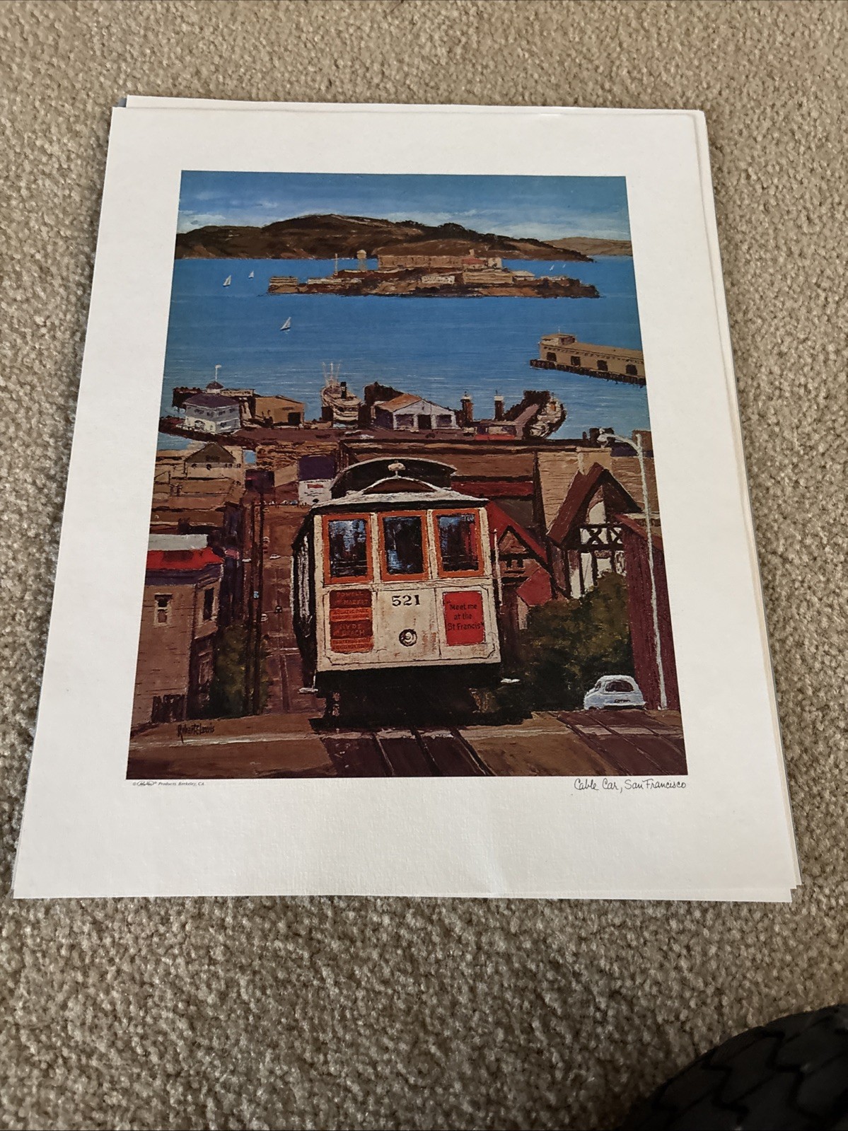 Original Oil Lithographs San Francisco