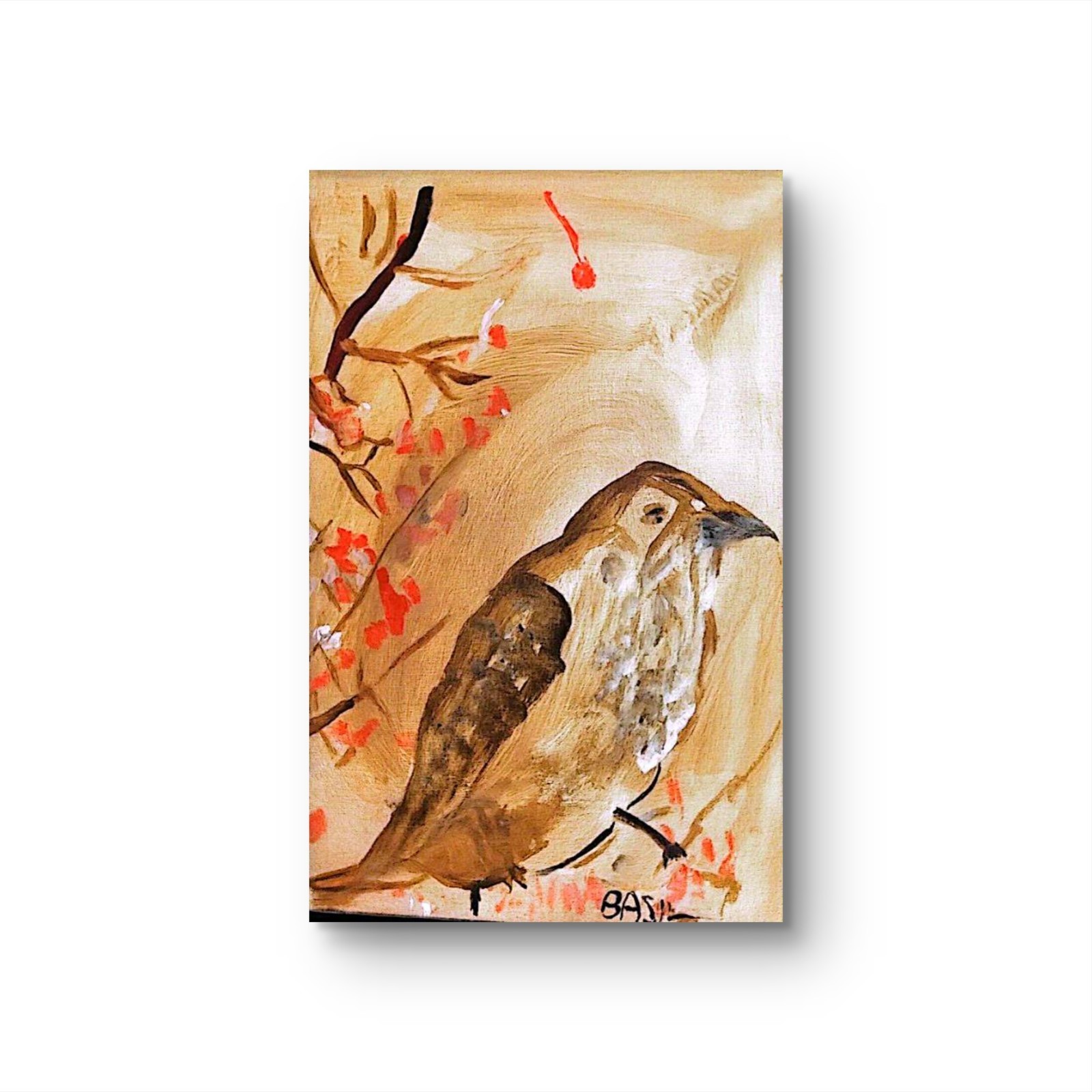 Songbird Neo Expressionism Original Artwork on Canvas