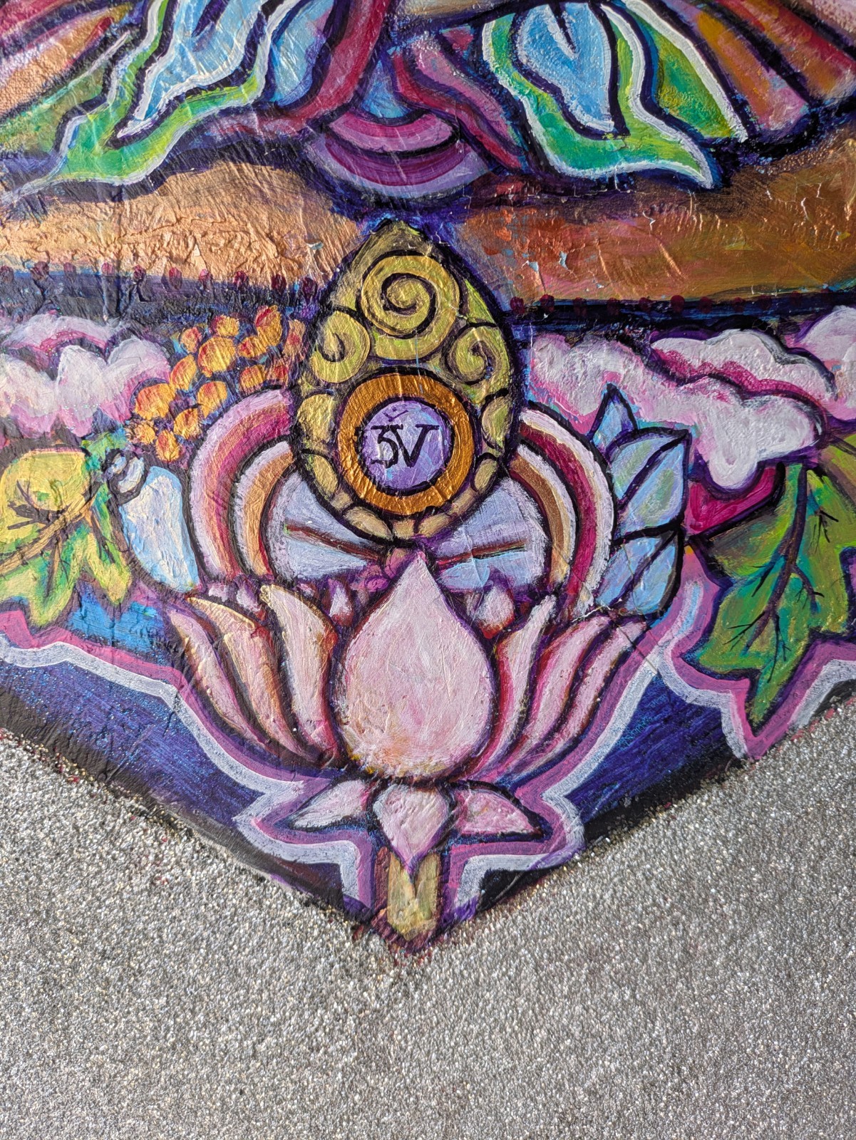 LONG LIFE, JOY, PROSPERITY – K. Bickman, White Tara 6′ x 11′ Exclusive Fine Art