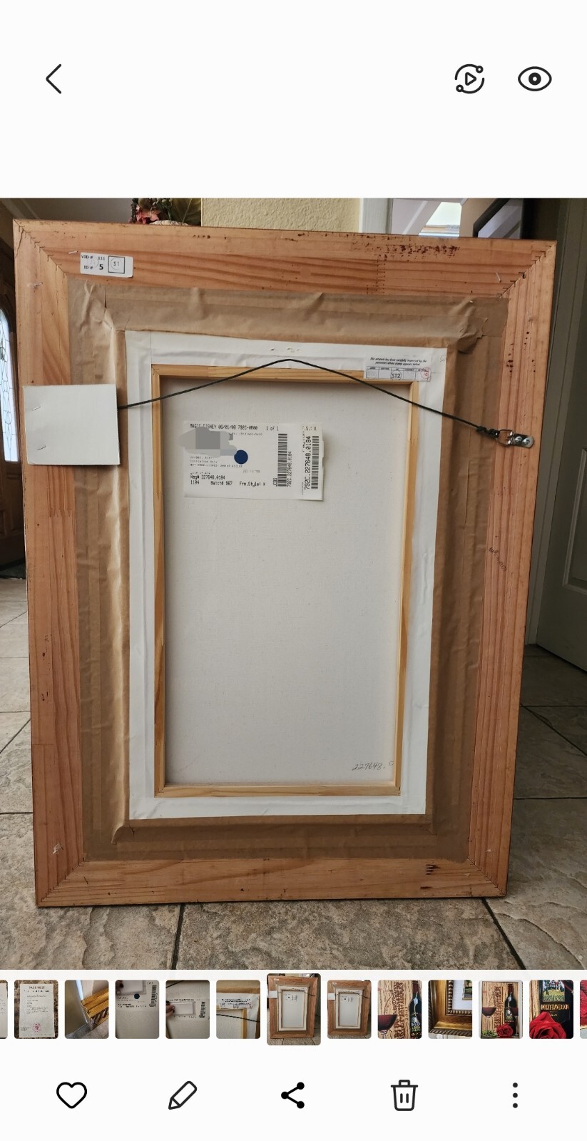 Scott Jacobs «Invitation Only» Framed LE 308/495 Giclee on Canvas Art Signed COA