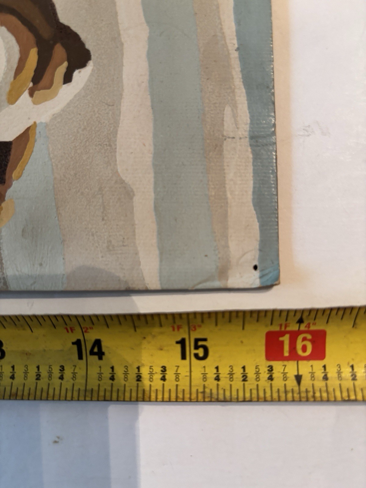 Vintage Set of Paint By Number Artwork Rocky Mountains River Waterfall 19.5 x 16