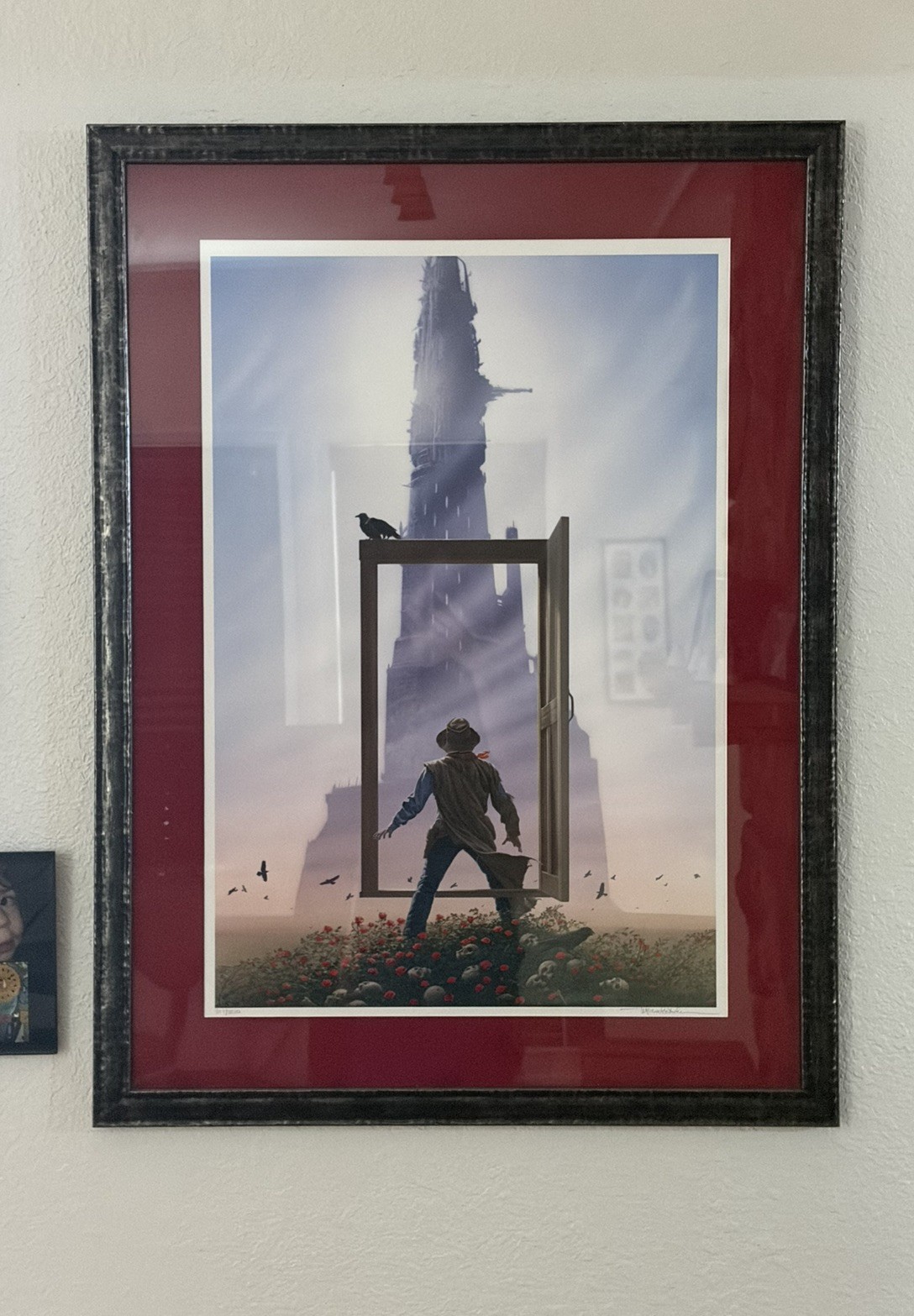 Michael Whelan Dark Tower Roland Gunslinger Ltd Ed Art Print Stephen King Framed