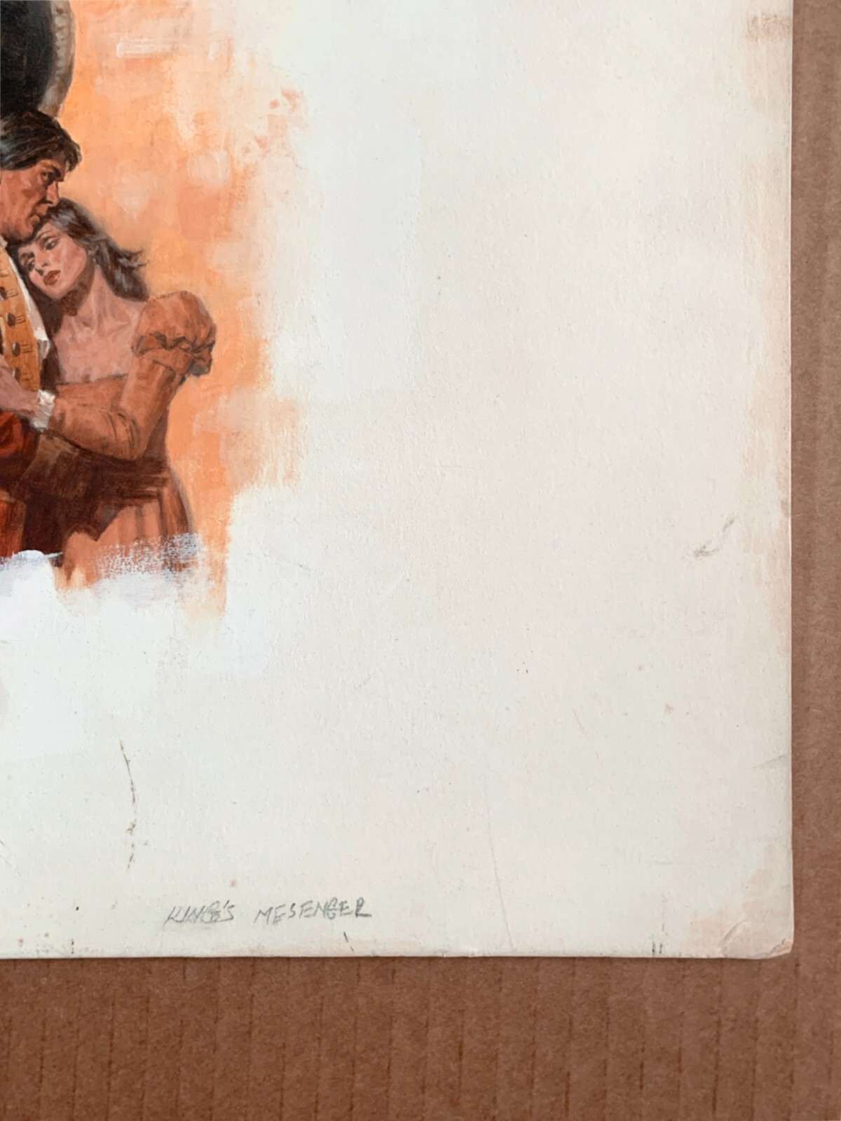The King’s Messenger Paperback Cover Painting Illustration Original Art Ace 1979