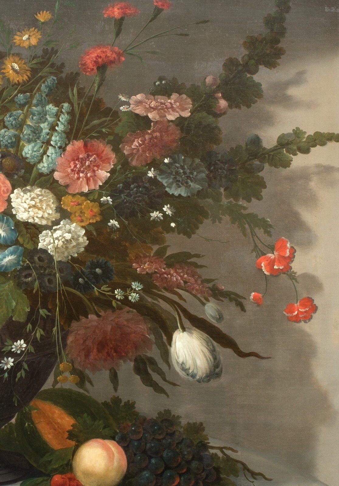 Large 18th Century Dutch Old Master Still Life Flowers – Jan VAN OS (1744-1808)