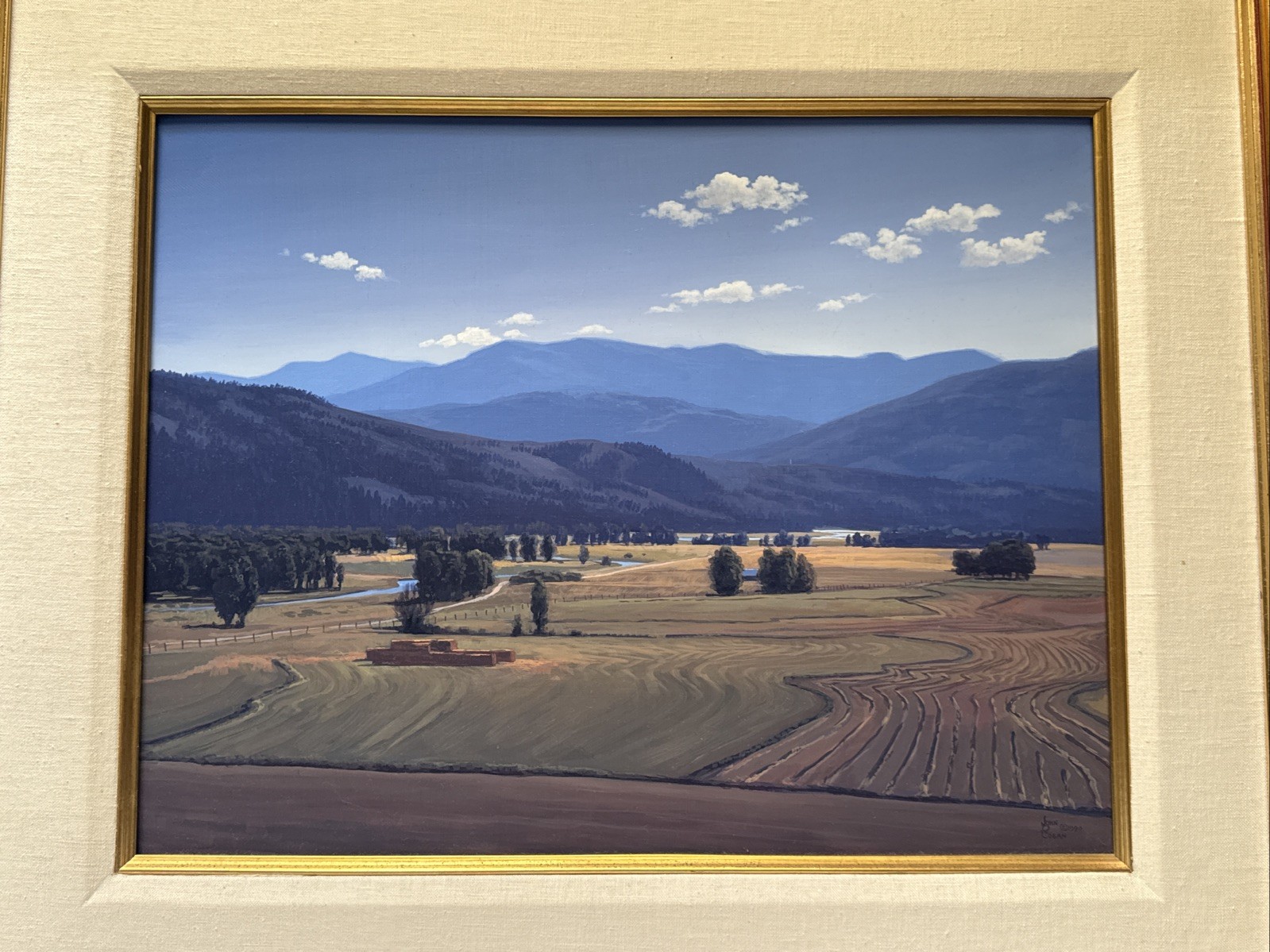 JOHN D COGAN PAINTING LANDSCAPE REALISTIC REALISM AMERICAN PLEIN AIR FAMOUS OIL