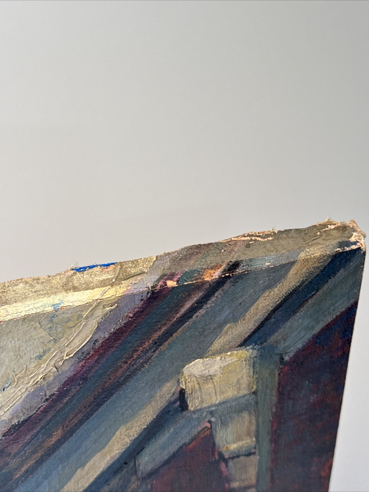 JULIUS KAHN PAINTING WPA AMERICSAN REGIONALISM LANDSCAPE EXHIBTED BELOW ZERO 28″