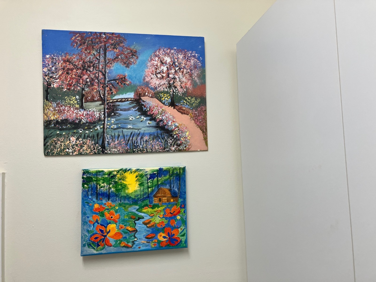 8×10 Acrylic Painting Specialist Forest Serenity «Limited Edition» No Copies