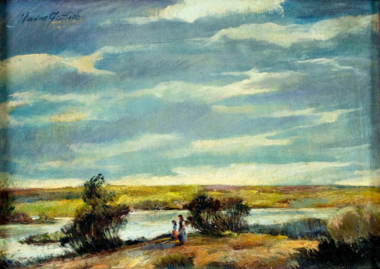 Maxim B Gottlieb (PA,1903-1977) oil painting 135918