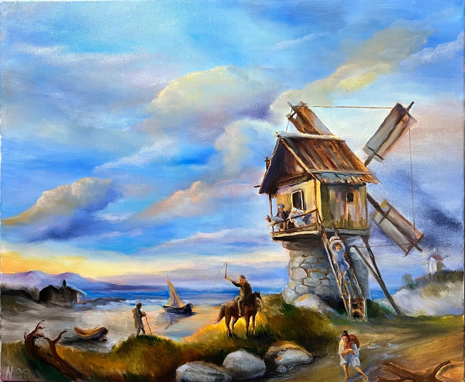 Original Painting oil,24×20 inch, Wall Art Decor, Home Gift, Home Decor, Artwork