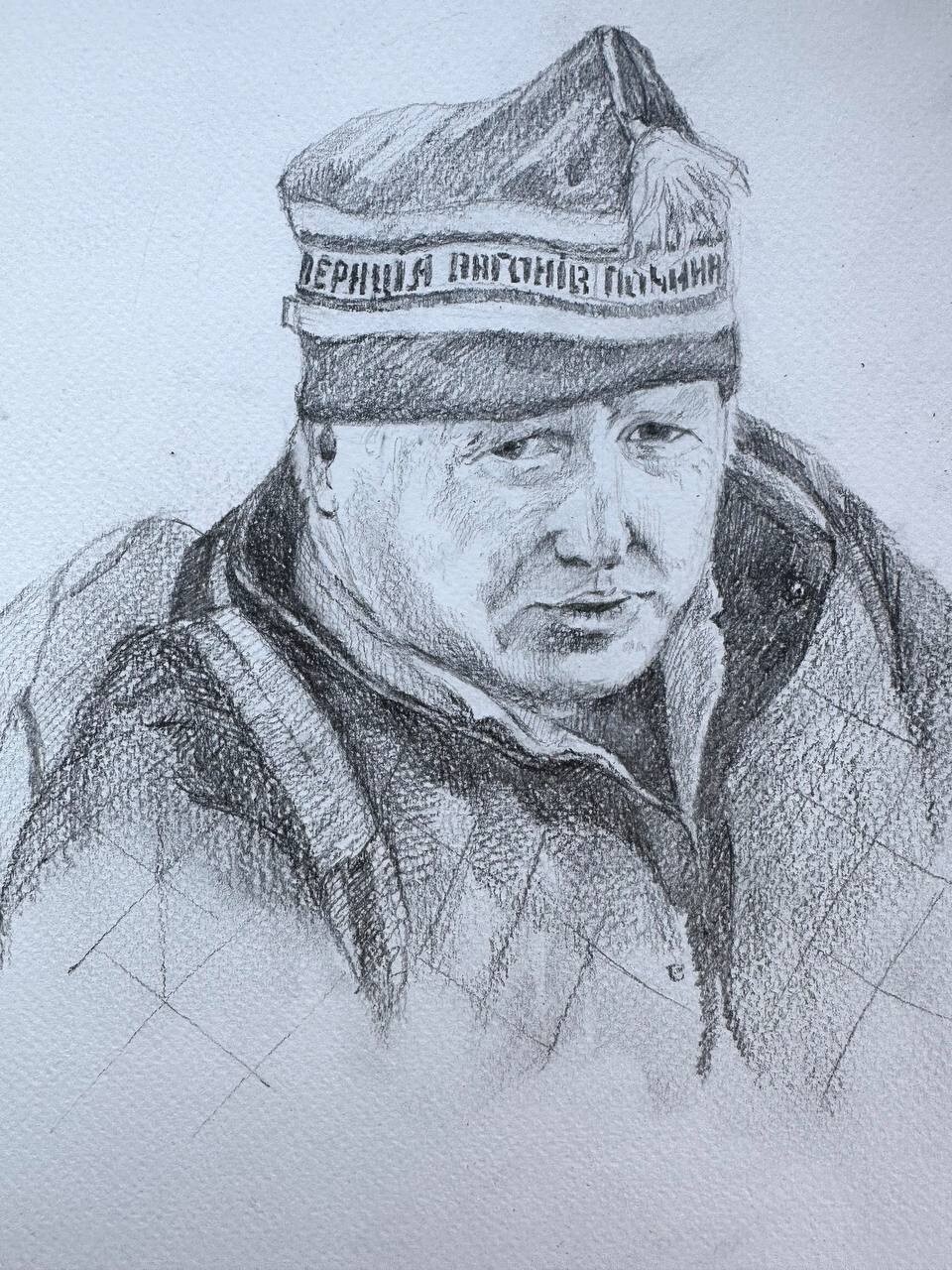 Painting by Ukrainian artist Kostiuk-Shostka «Portrait of Boris Johnson»