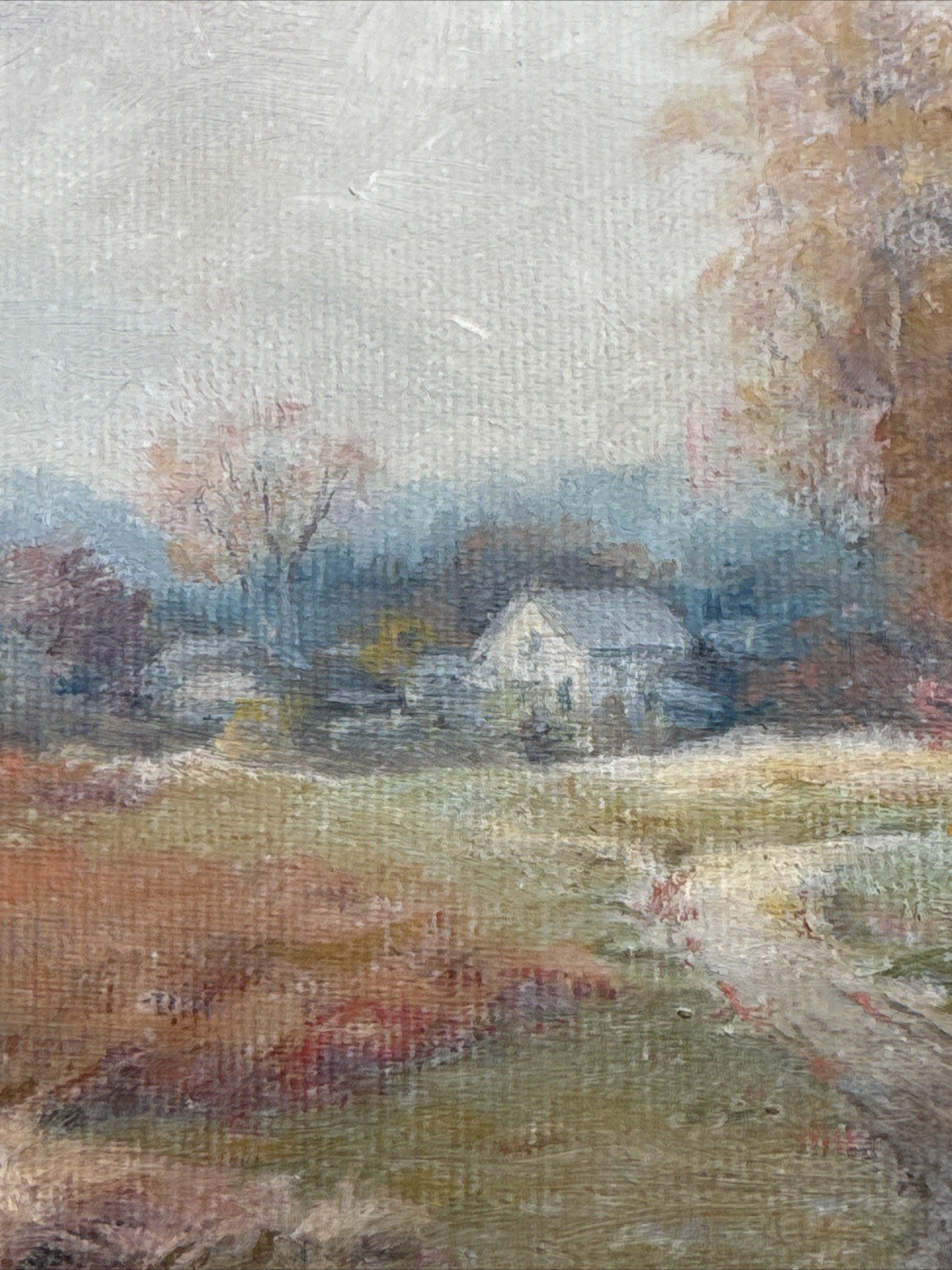ANTIQUE IMPRESSIONIST LANDSCAPE PAINTING JOHN POWELL HUNT FAMOUS CANADIAN 1910’S