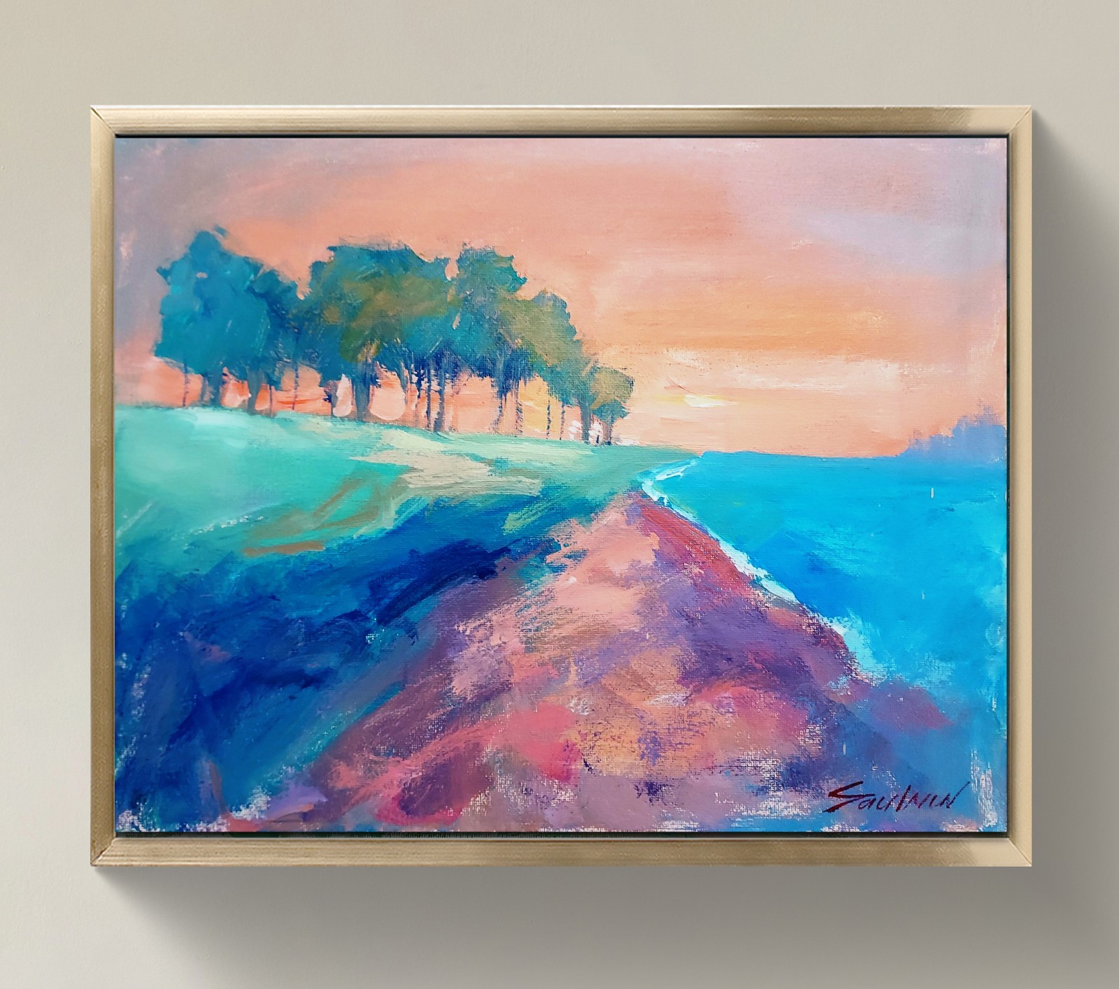 Original Impressionist Painting on 14×11 inch Canvas – Signed by the Artist