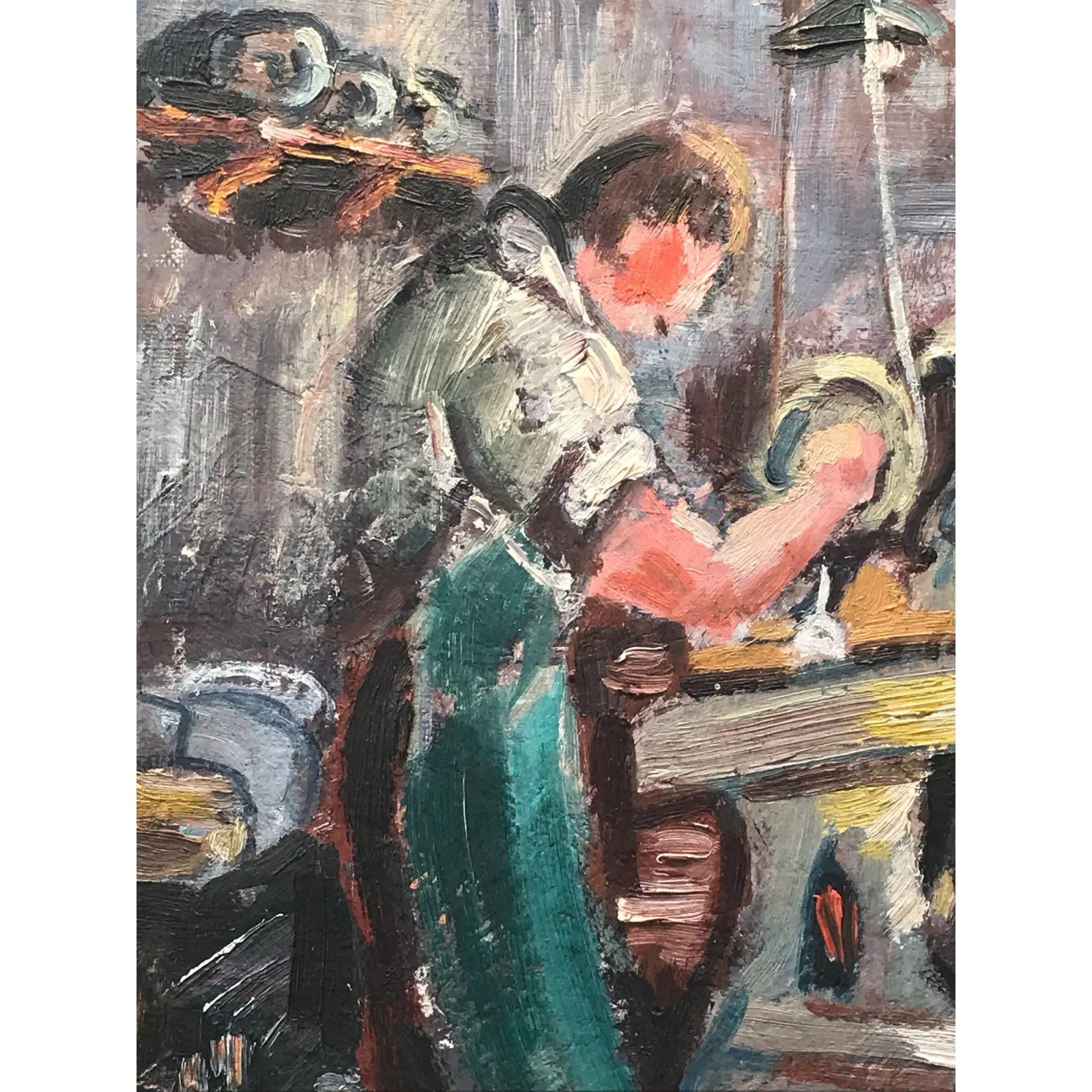 1930s Machine Age Painting- unsigned