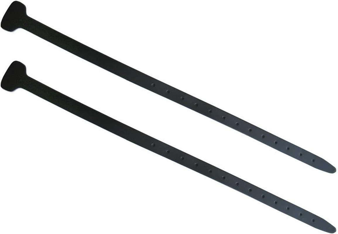 Hockey Goalie Knee Strap Pair, Black