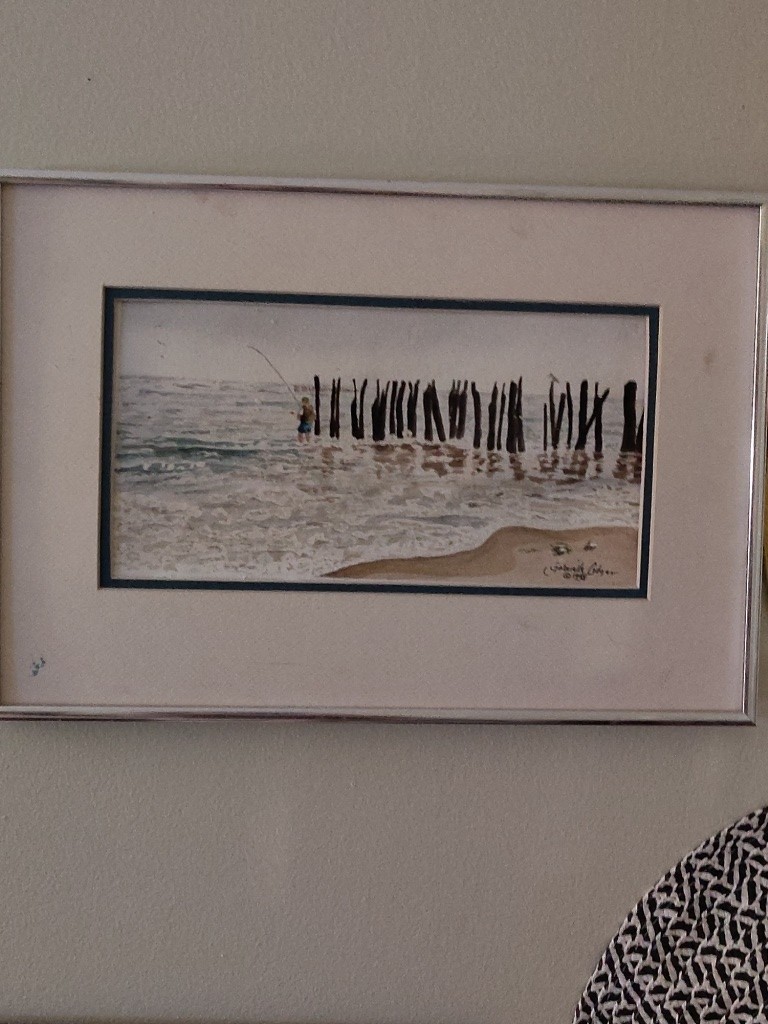 Gabriel Ledger Signed Watercolor Painting