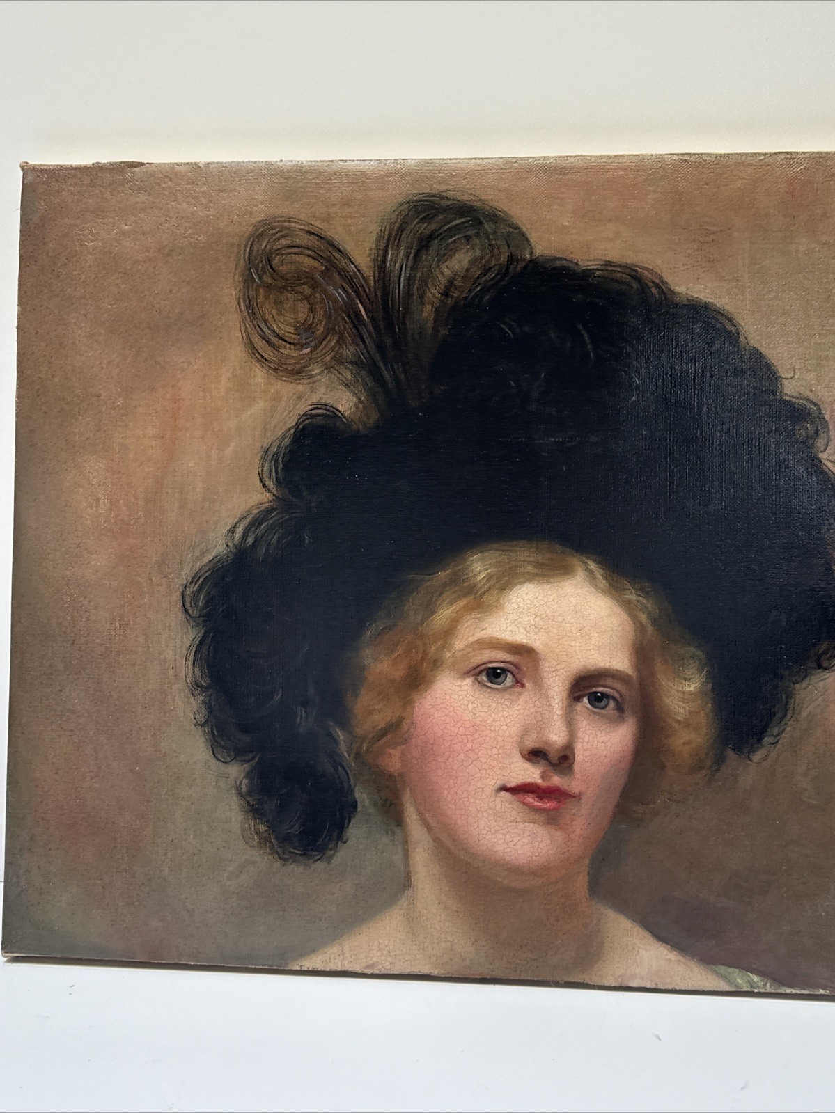 JEAN PAUL SELINGER PAINTING PRETTY WOMAN FEMALE MODEL LISTED FAMOUS ANTIQUE OIL