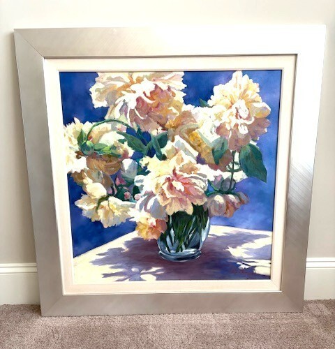 Original Oil Painting Titled «Luscious Whites»