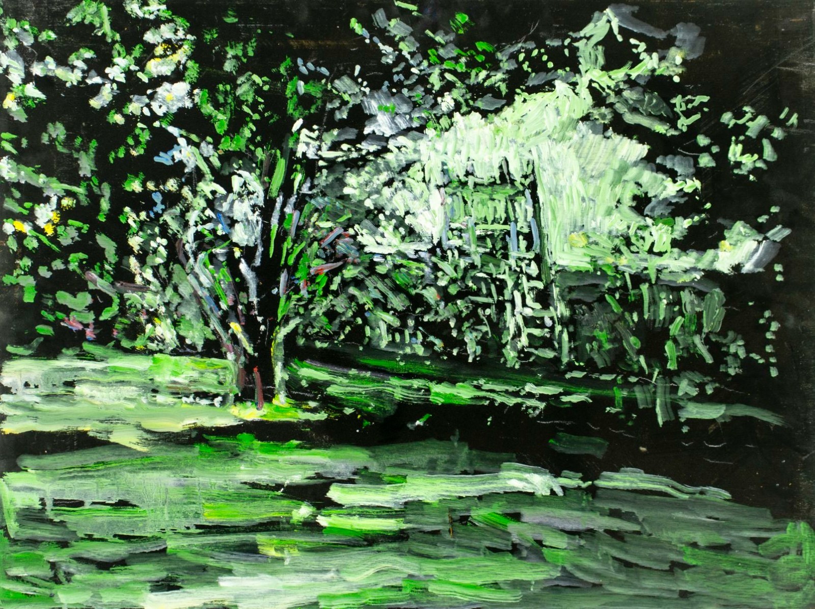 Evelyn Metzger (NY,Brazil,1911-2007) oil painting 130049