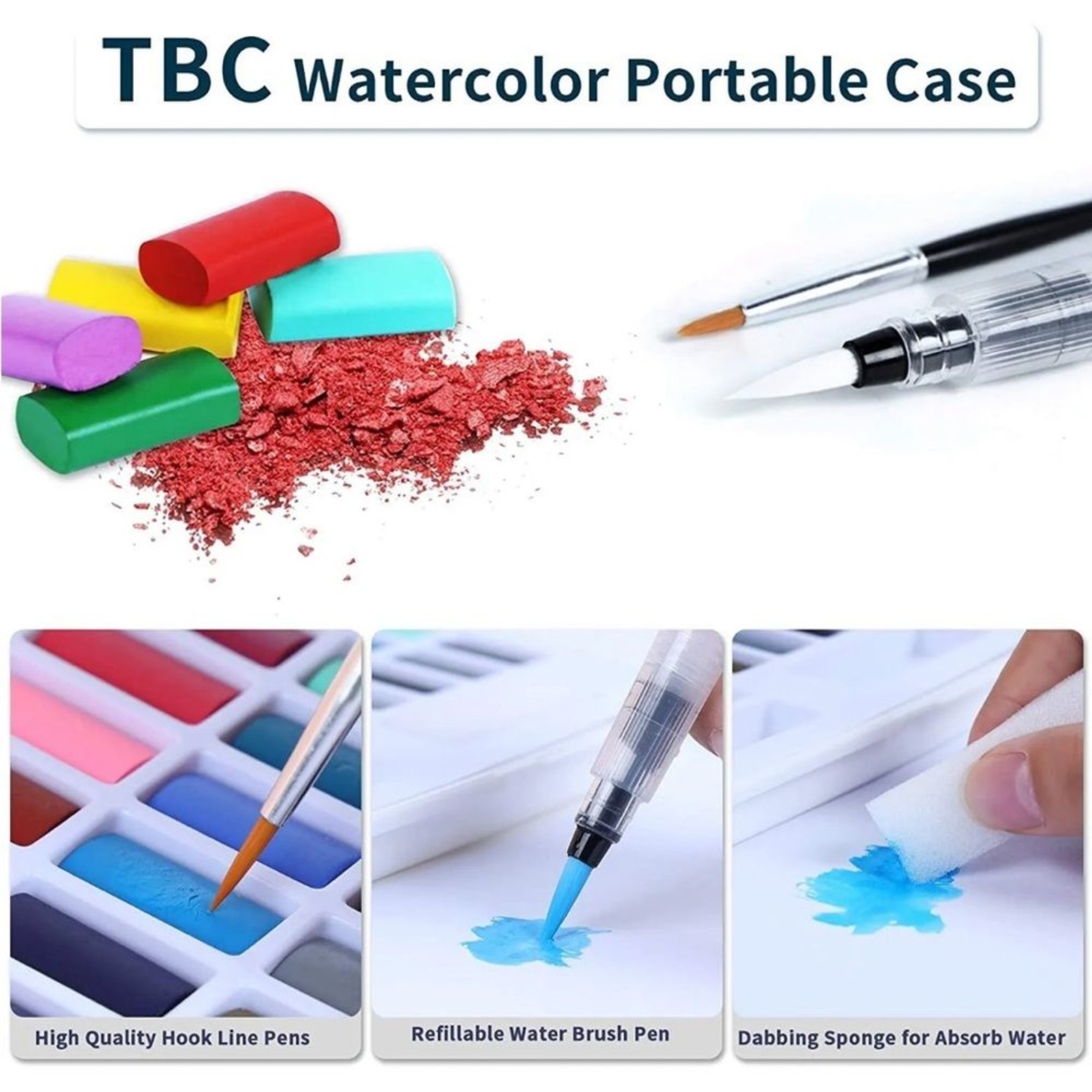 TBC watercolor Portable case.